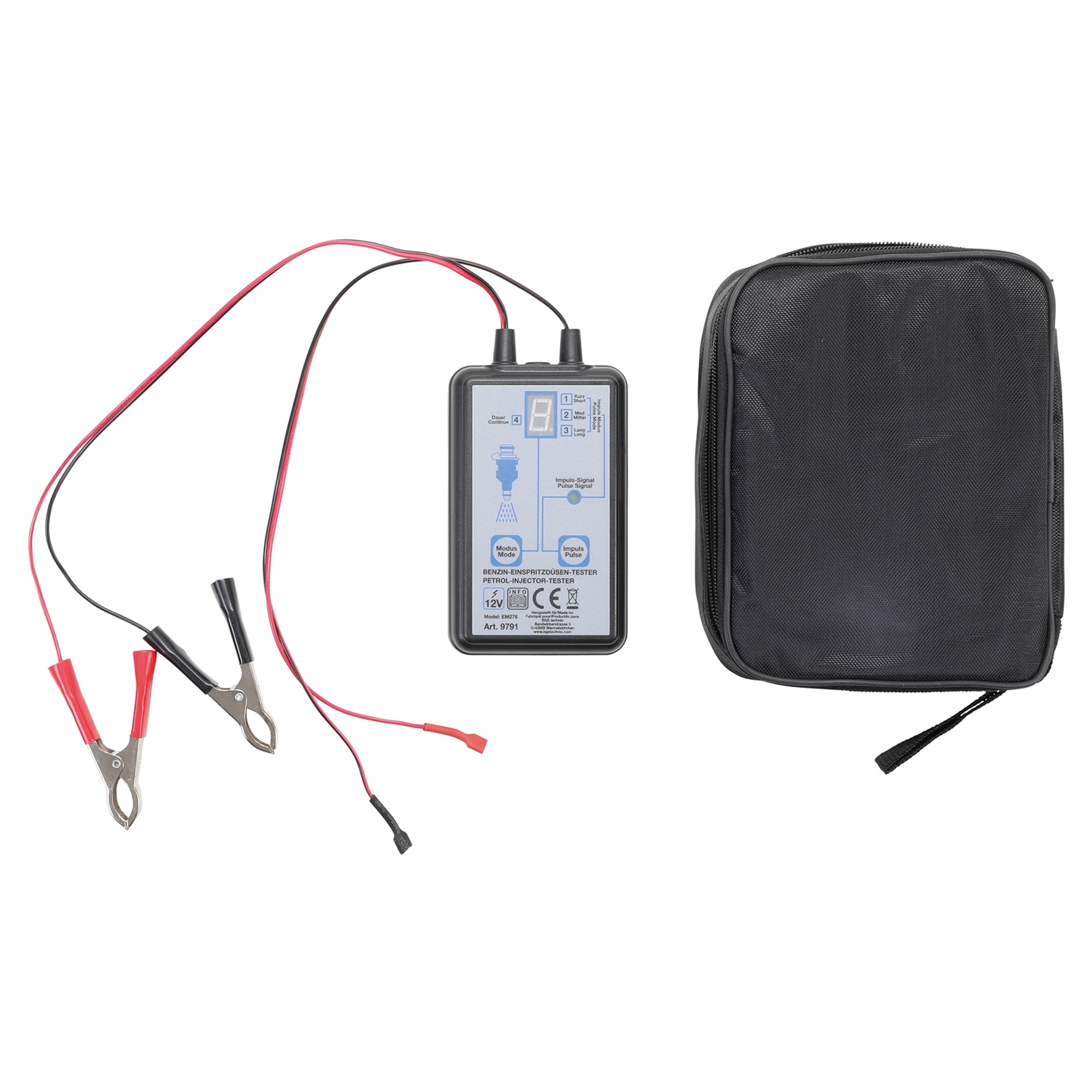 Einspritzdüsen Tester Benzin 12V elektrisch PKW Düse testen Einspritzdüse