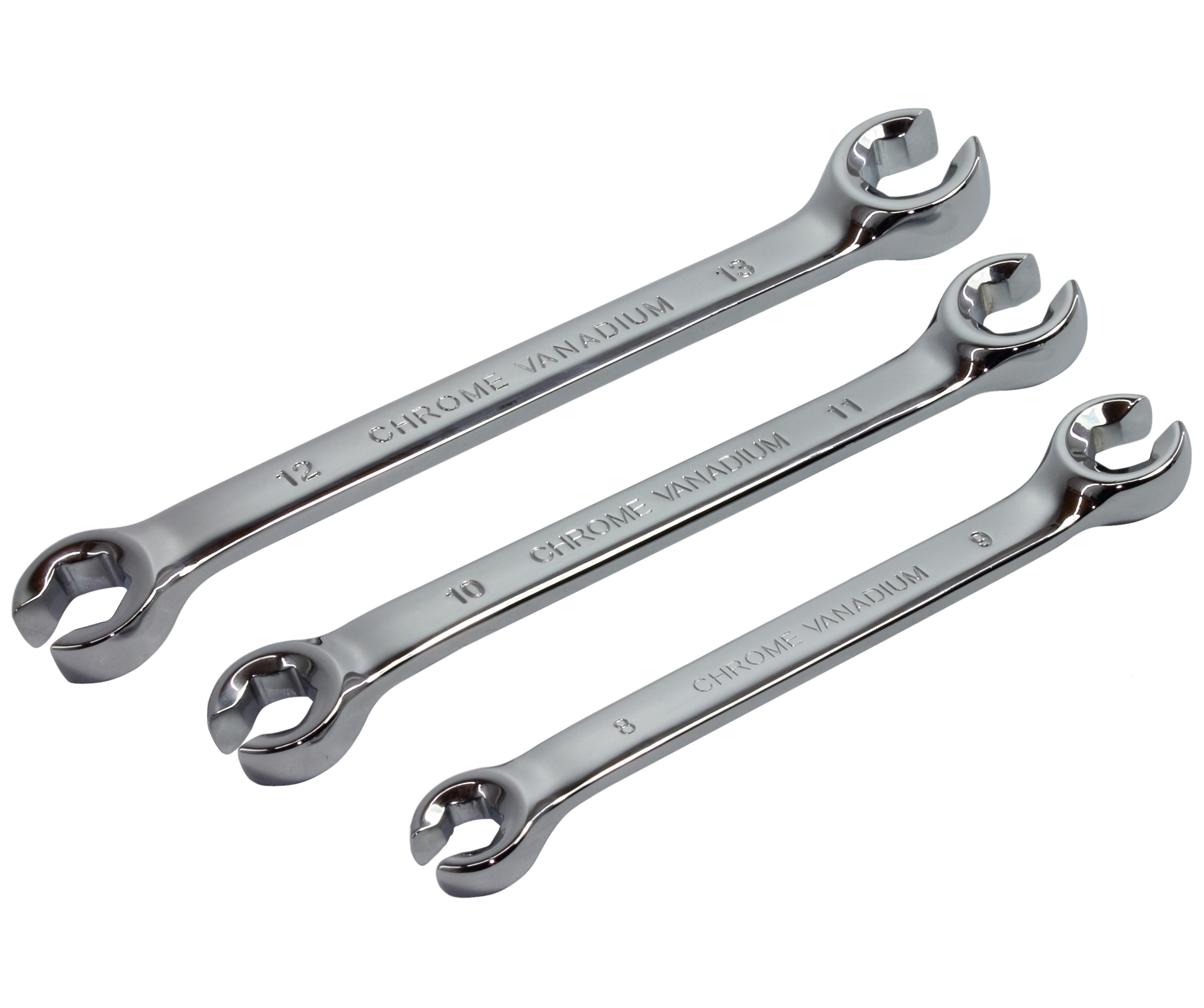 Bremsleitungs-Schlüssel-Set, 3-tlg., 8–13 mm