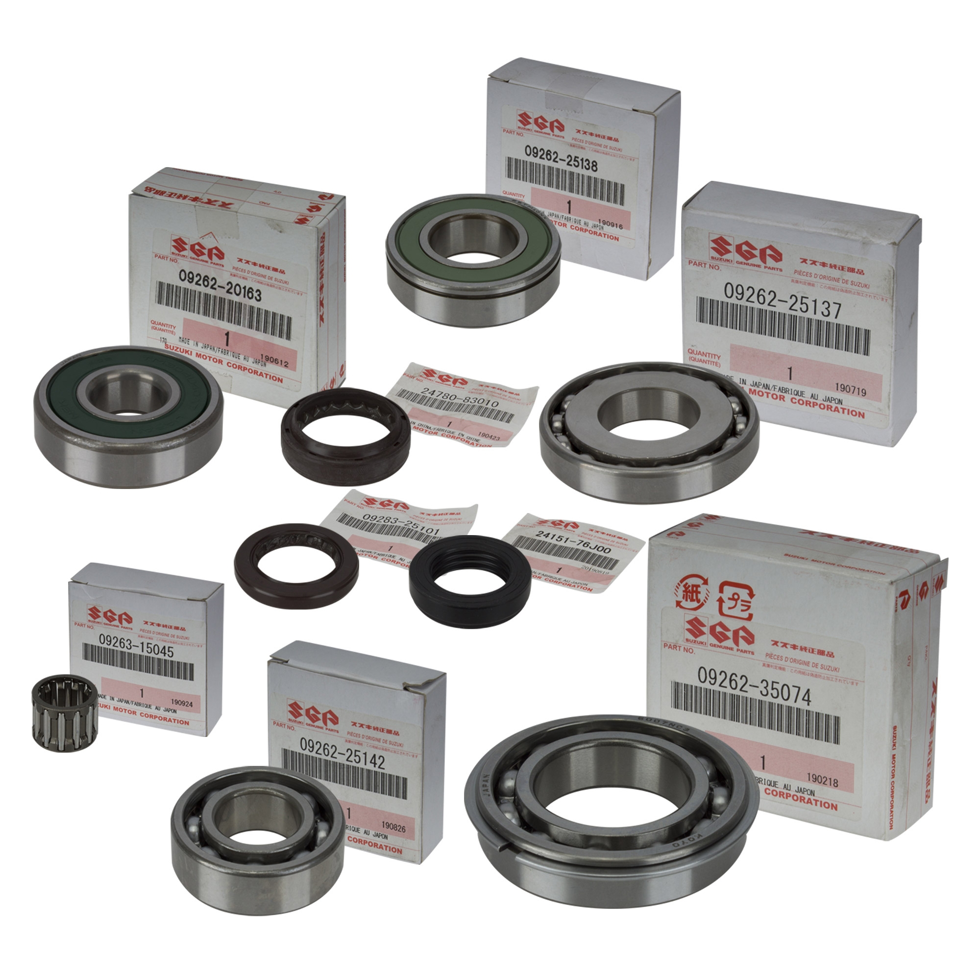 Dichtungen-Reparatur-Satz-Lager für Suzuki-Jimny 1.3 1300 P R72 Getriebe