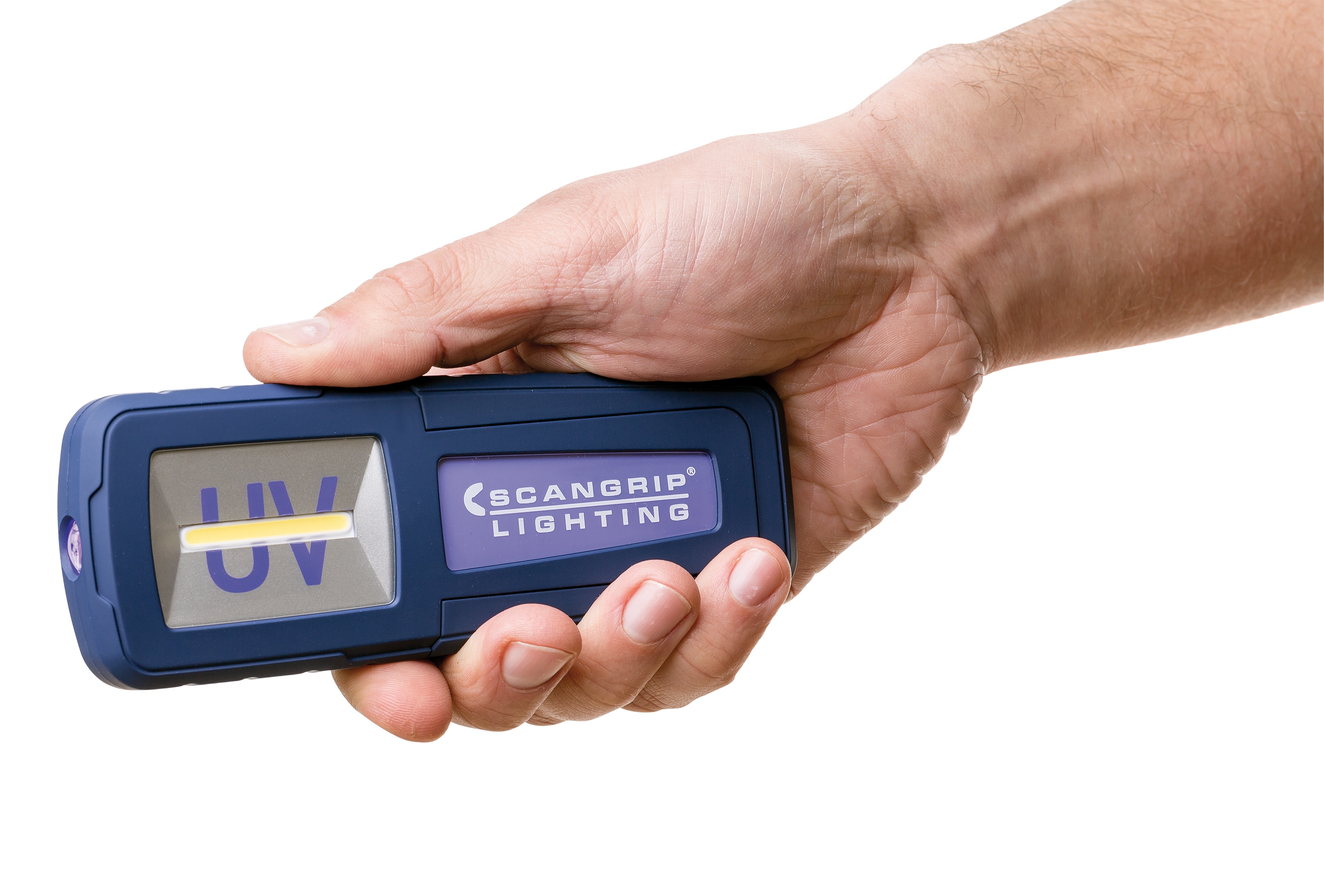 UV Lampe Arbeitsleuchte zur Lecksuche Werkstattleuchte Scangrip UV-Form 03.5408