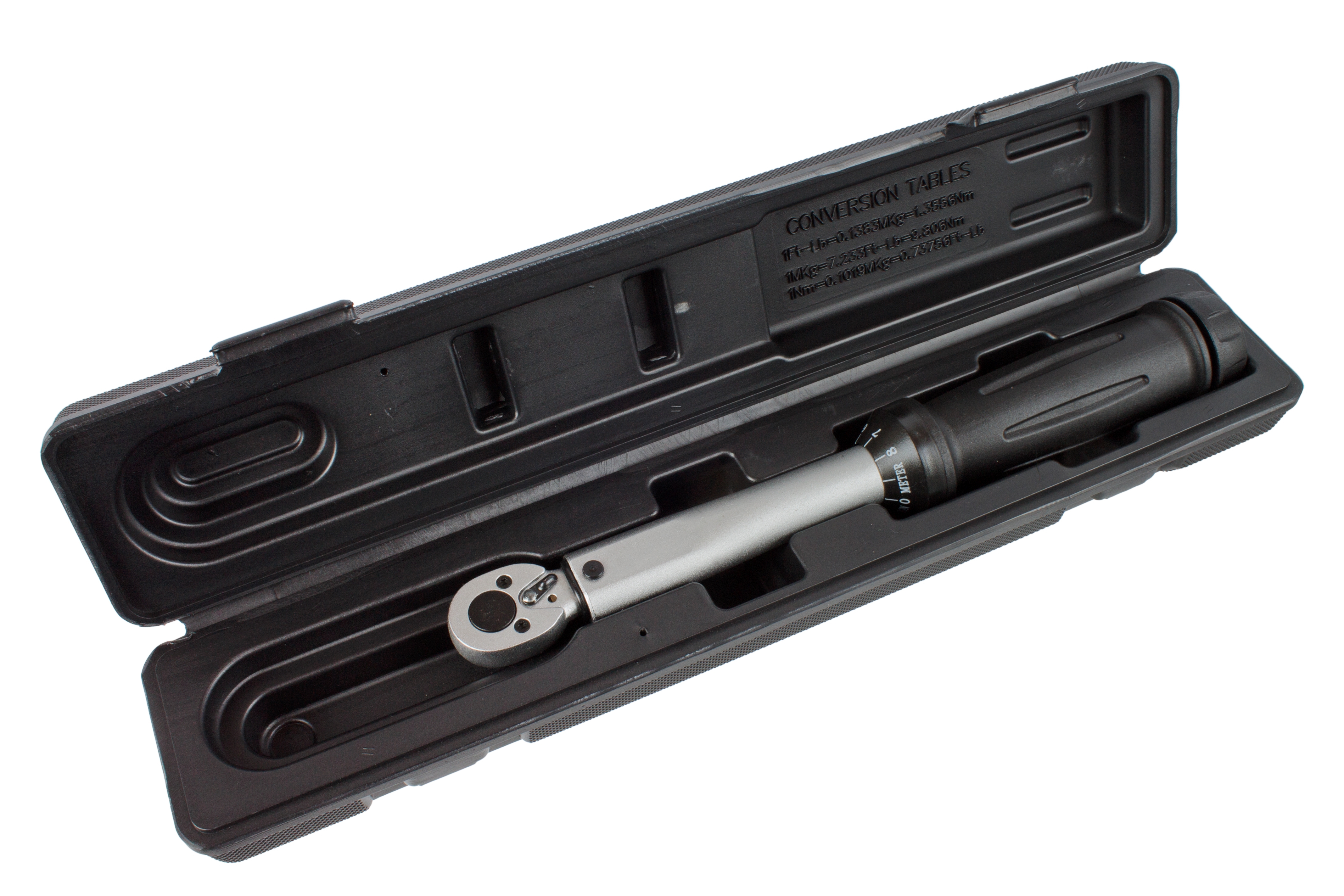 Drehmomentschlüssel 10 - 50 Nm 1/4-Antrieb Umschaltknarre Rechts- und Linksgang