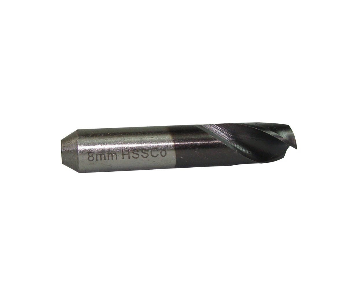 5x Schweisspunktfräser 8x44mm HSS Co5 TiCN für 105666 Schweißpunktbohrer