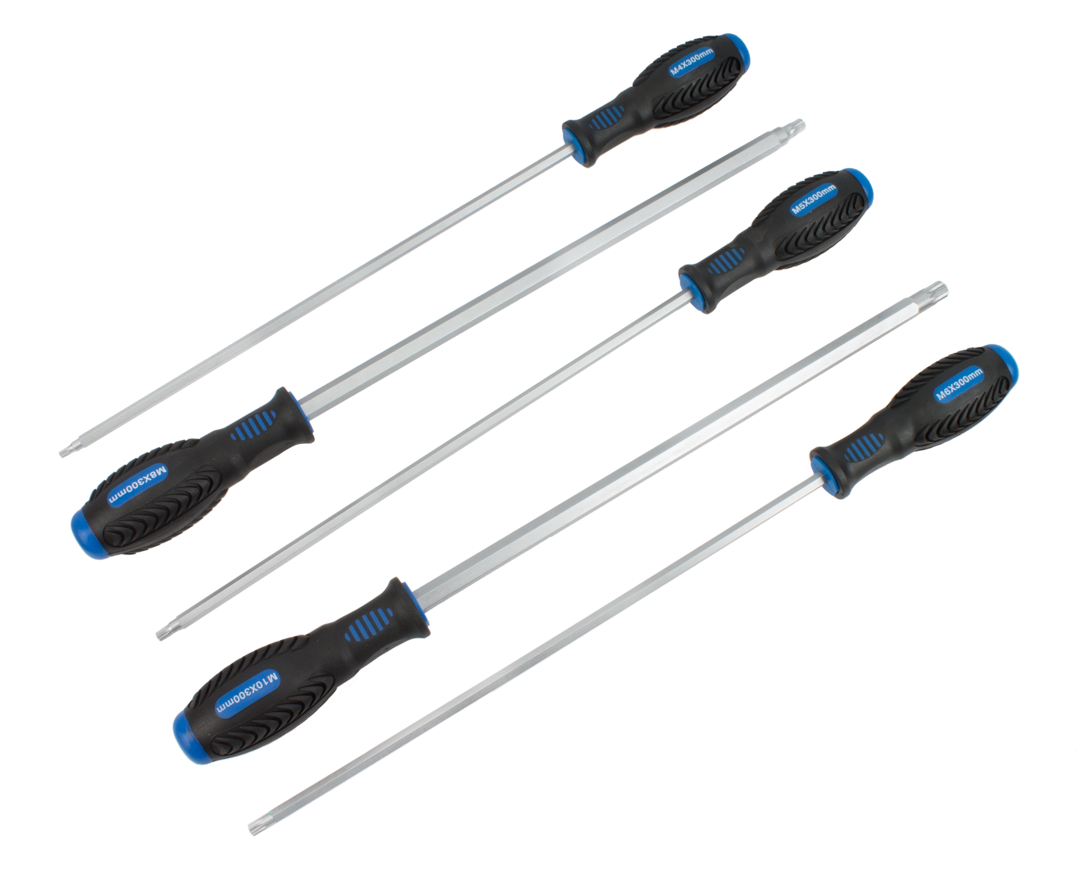 Innenvielzahn Schraubendreher Satz M4-M10 400mm lang 12kant Schraubenzieher 5tlg