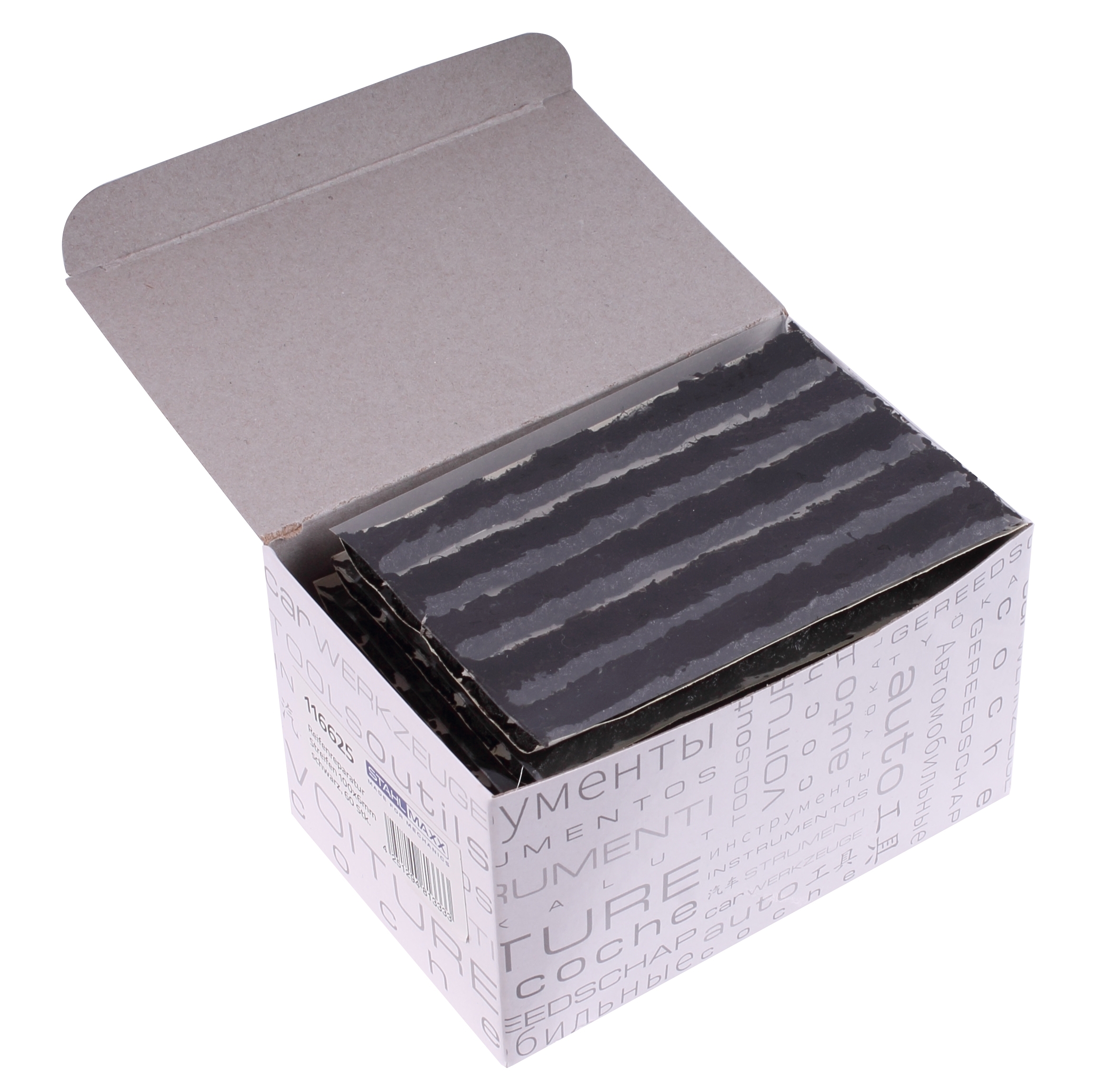 Reparatur-Streifen für die Reifen, 100x6mm schwarz