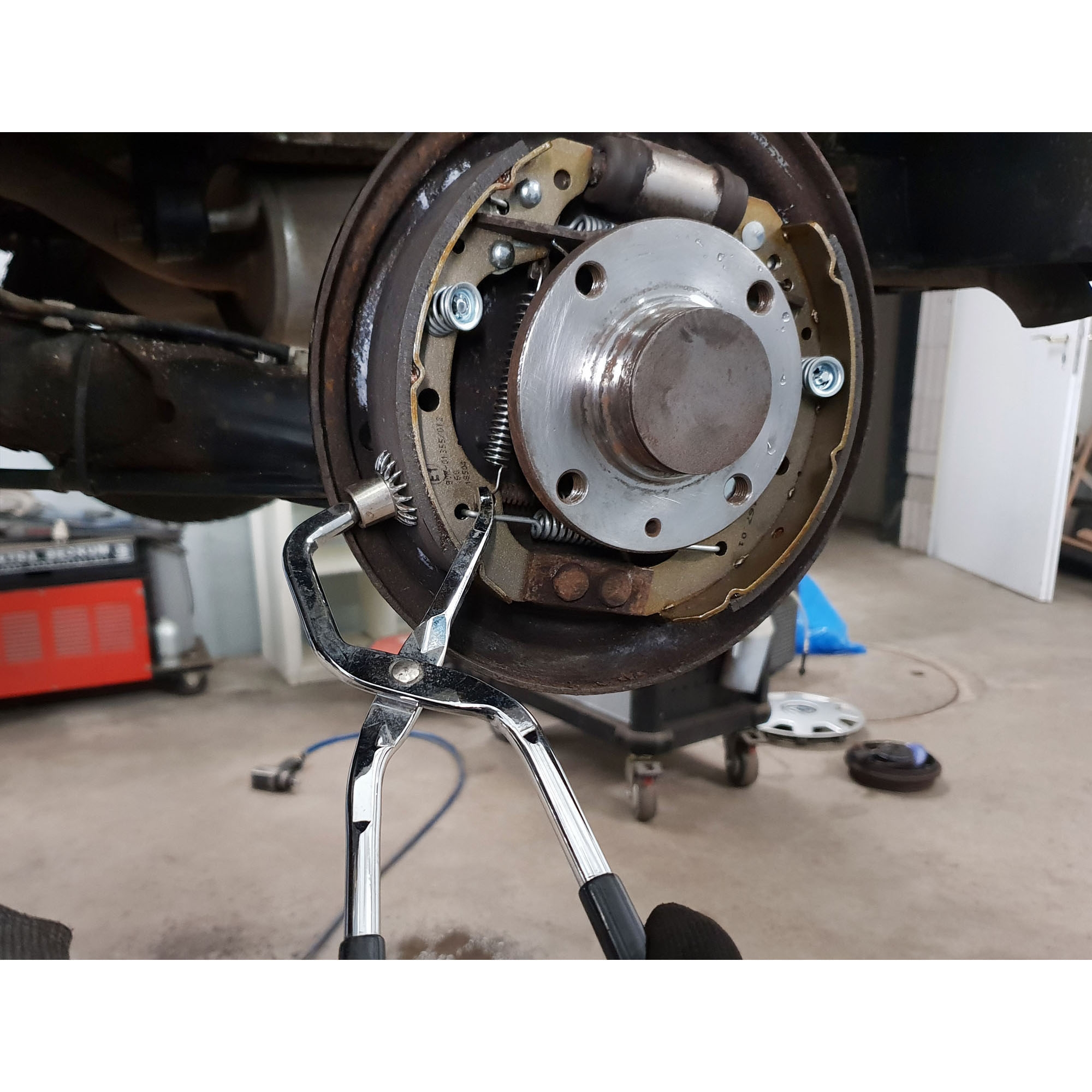 Bremsfedernzange Trommelbremse Bremsfederzange Bremsfedern Zange