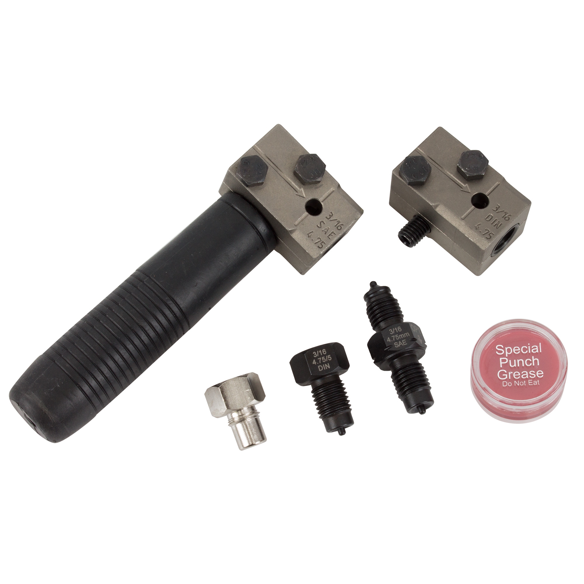 Bremsleitung Bördelgerät kompakt DIN CONVEX 4,75 mm + SAE CONVEX 3/16|"|"