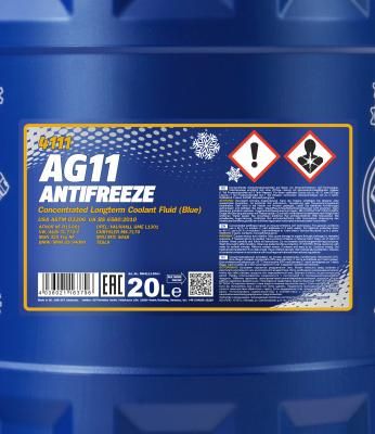 MN AG11 Kühlerfrostschutz 20L Blau