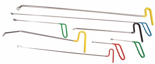 Ausbeul Stangen Smart Repair Dellen Werkzeug Ausbeuleisen 8 tlg Ausbeulwerkzeug