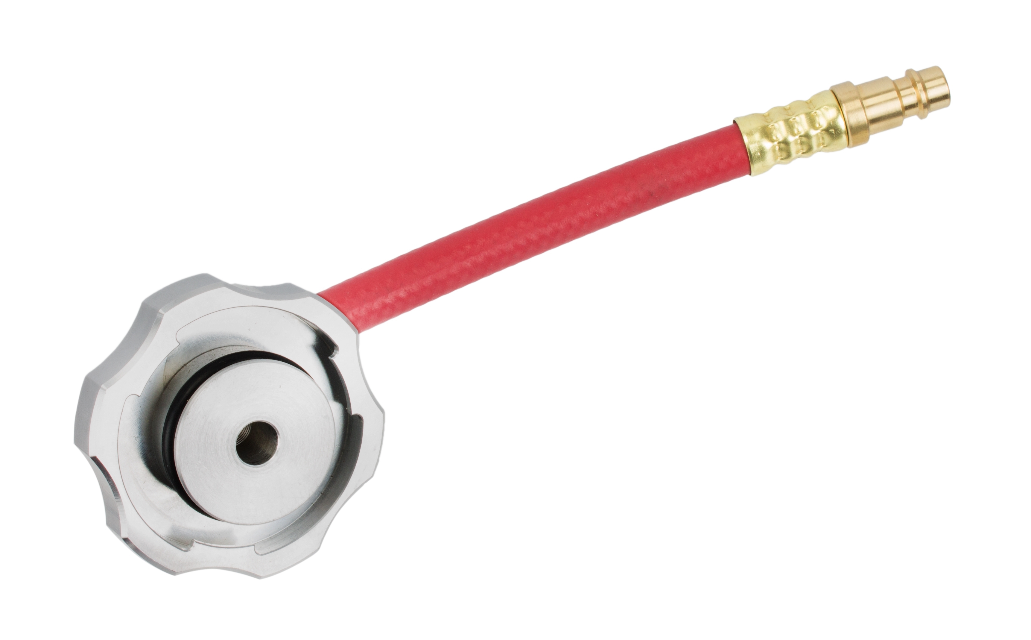 Bajonett-Bremsenentlüftungsadapter, abgewinkelt, Ø 33–38 mm