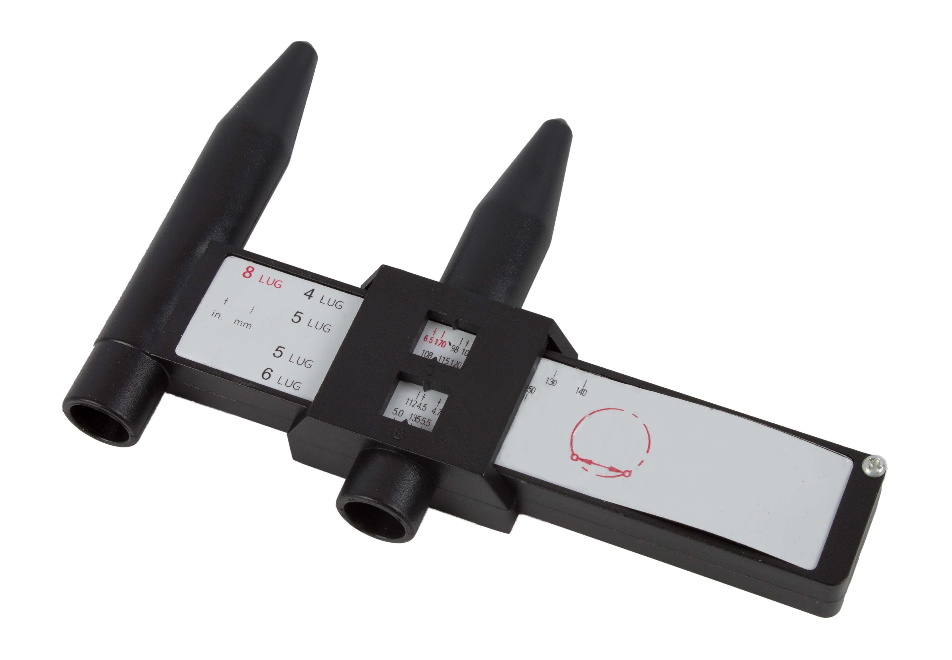 Alu Stahl Felgen Lochkreis Messschieber Messlehre Messer Lochabstand messen