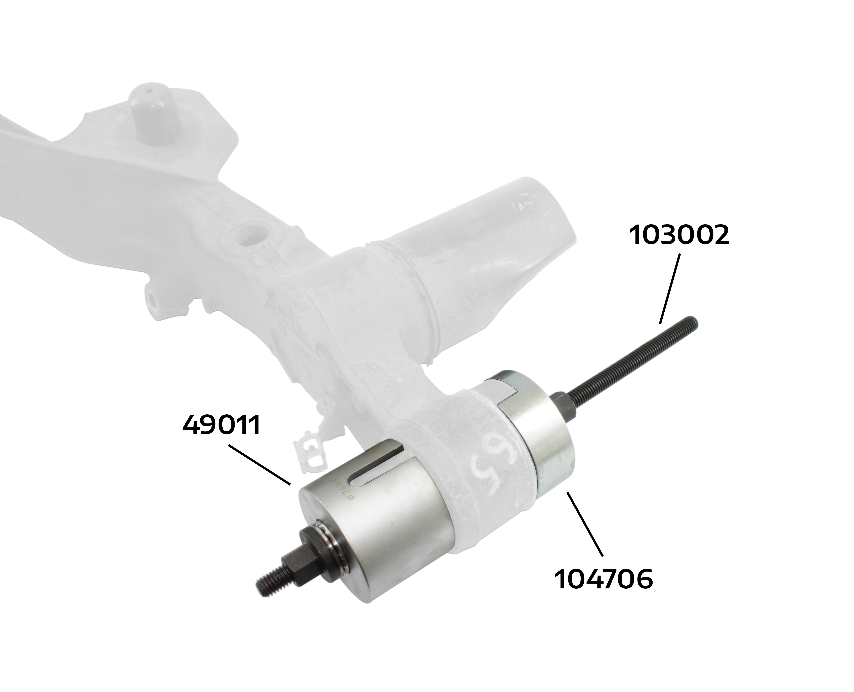 Druckstück 85 mm für Art.-Nr. 117908