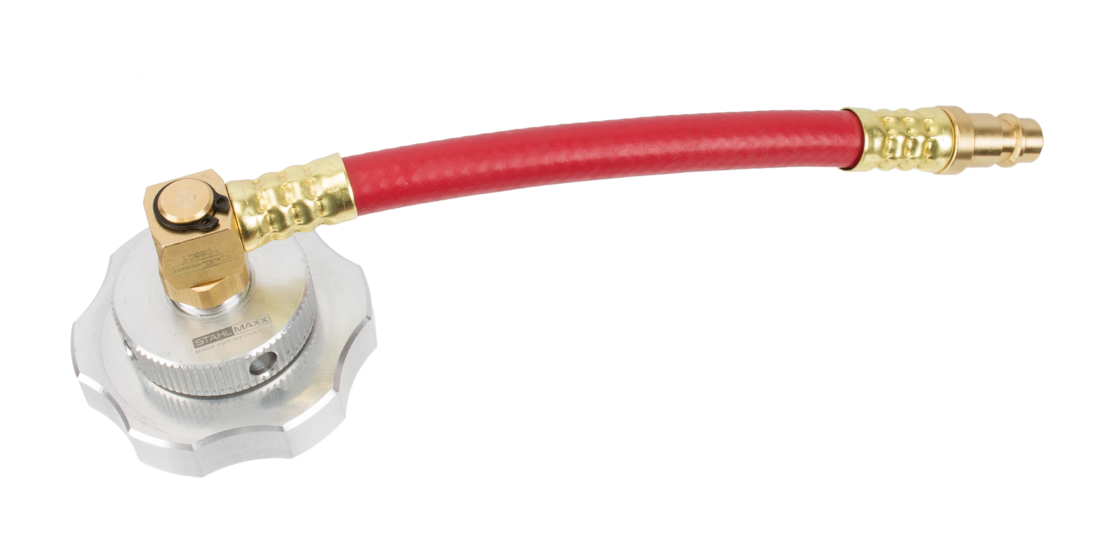 Bajonett-Bremsenentlüftungsadapter, abgewinkelt, Ø 33–38 mm