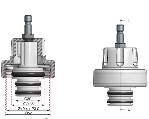 Abdrück Adapter Kühlsystem für BMW F20 F21 E39 E46 E90 E60 E63 E64 E65 F01 F02