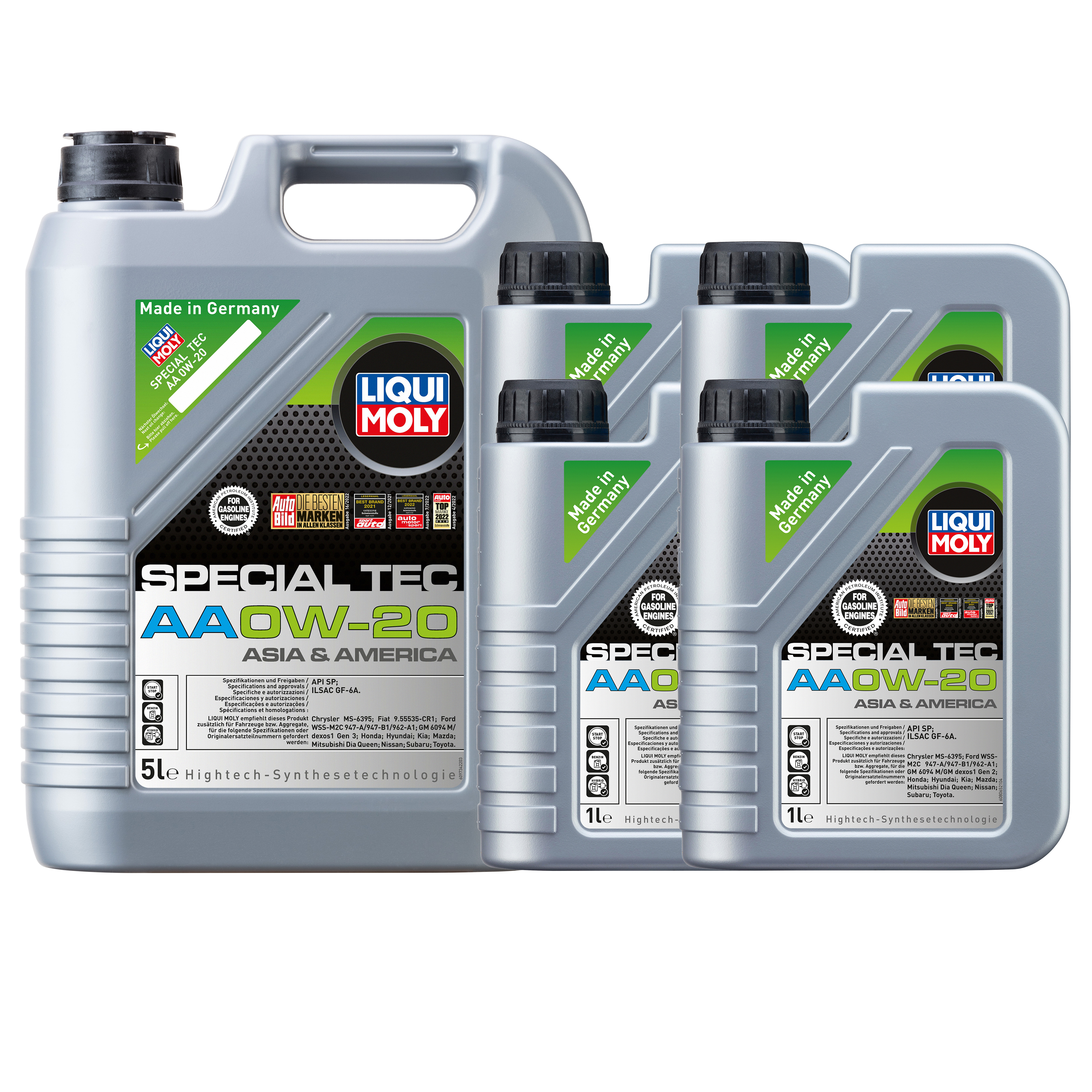 LIQUI MOLY 0W-20 9L SPECIAL TEC Motoröl für LEXUS     