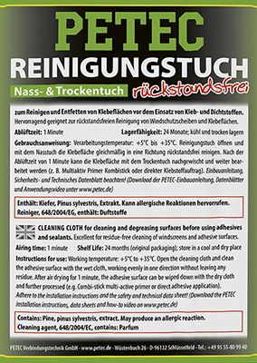 Reinigungstuch rückstandsfrei
