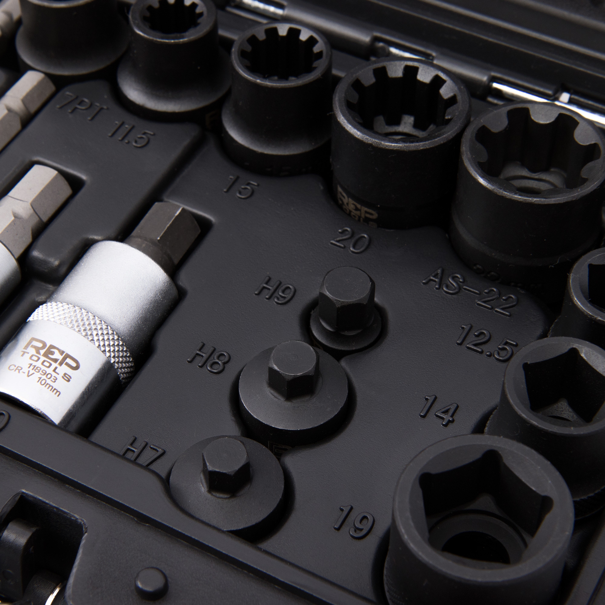 Bremssattel-Steckschlüssel-Satz, 17-tlg.