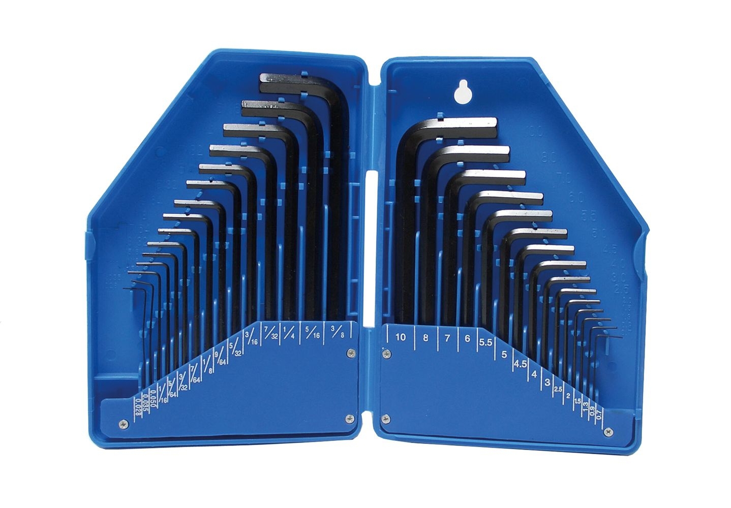 30-teiliger Innensechskant Winkel-Schlüssel-Satz, Zoll und Metrisch