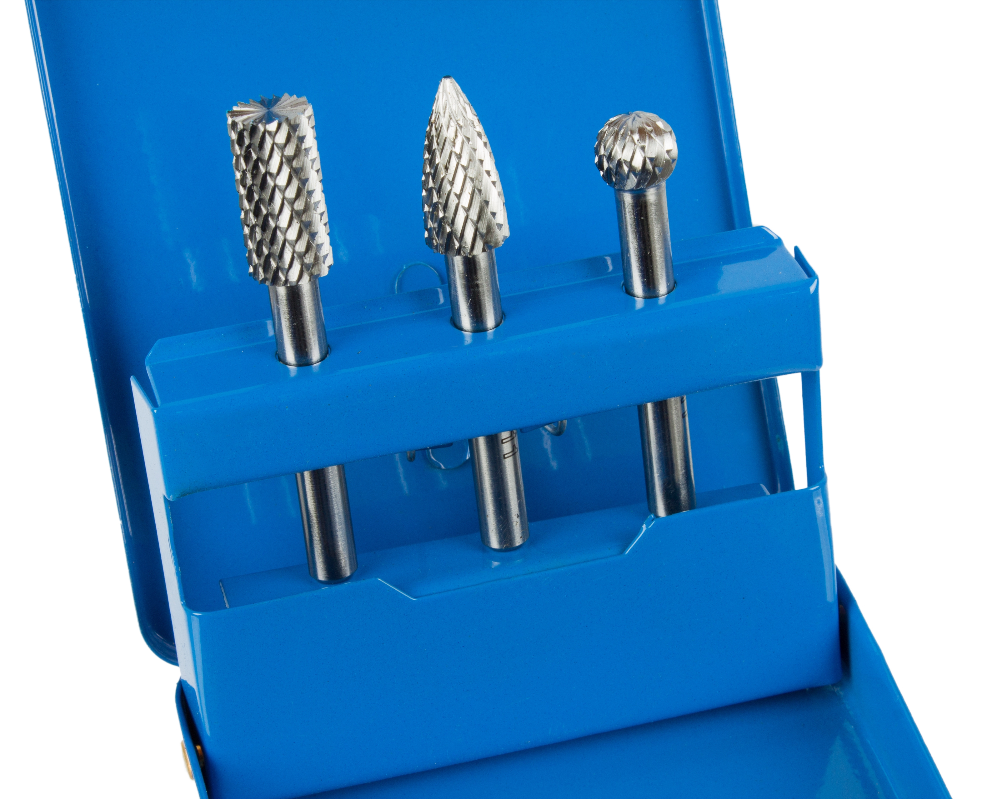 3tlg Fräser Satz HSS-Stahl Schaftfräser Fräsbohrer Frässtifte Bohrer