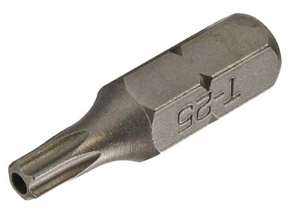 T25 Bit mit Bohrung, 30 mm lang, 8 (5/16) Antrieb