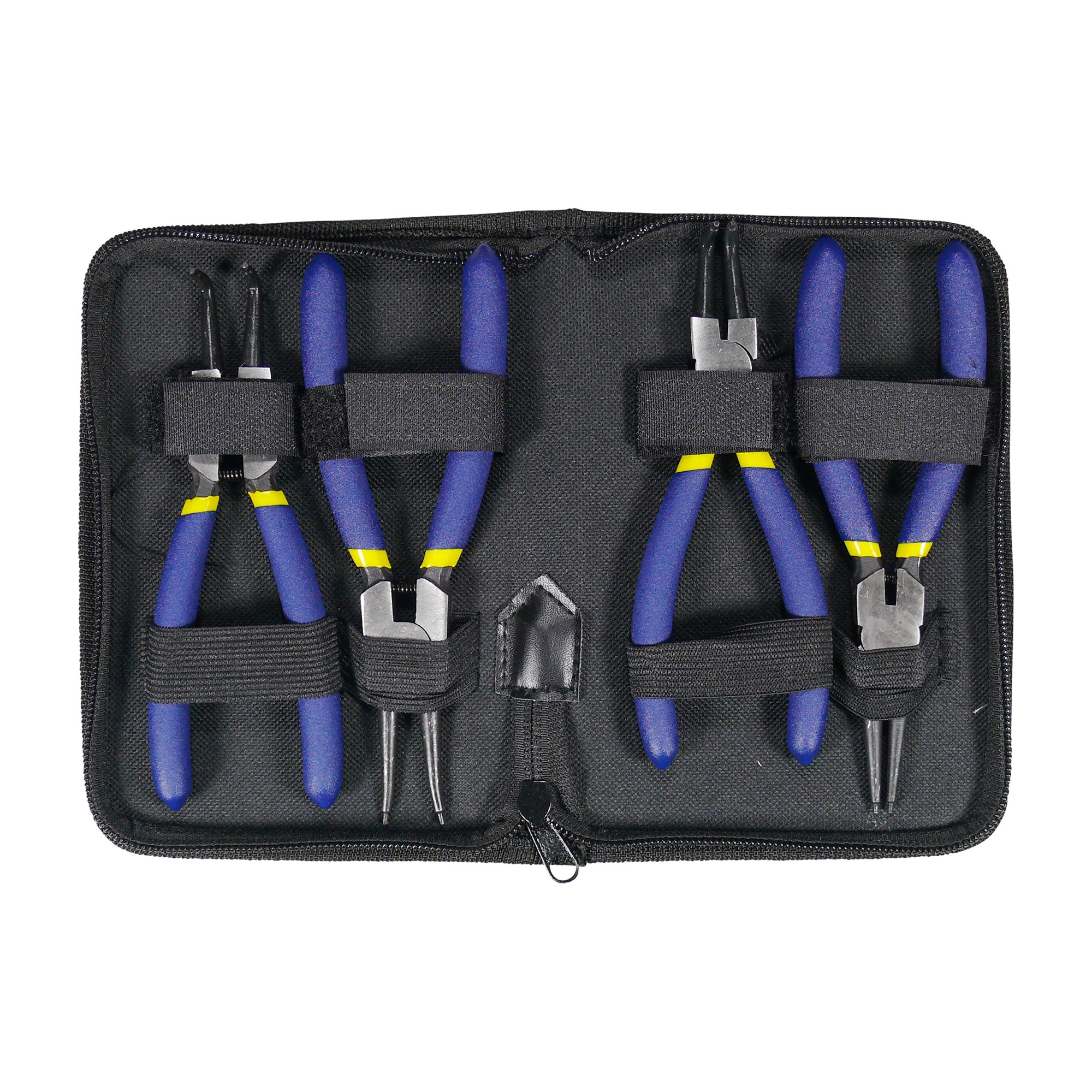 Set Innen Aussen Sicherungsring Zange 150mm gerade gebogen Seegering Sprengring