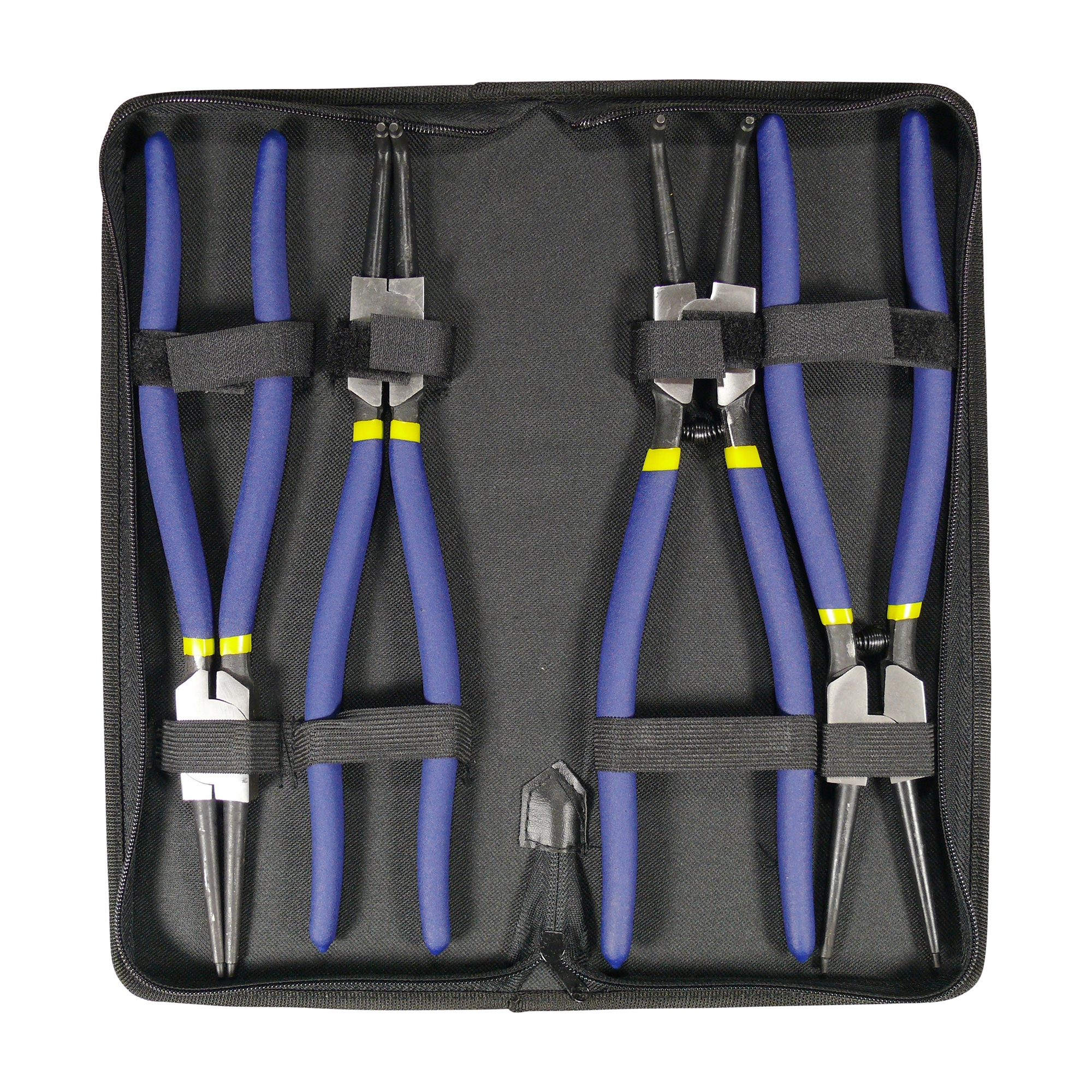 Set Innen Aussen Sicherungsring Zange 300mm gerade gebogen Seegering Sprengring