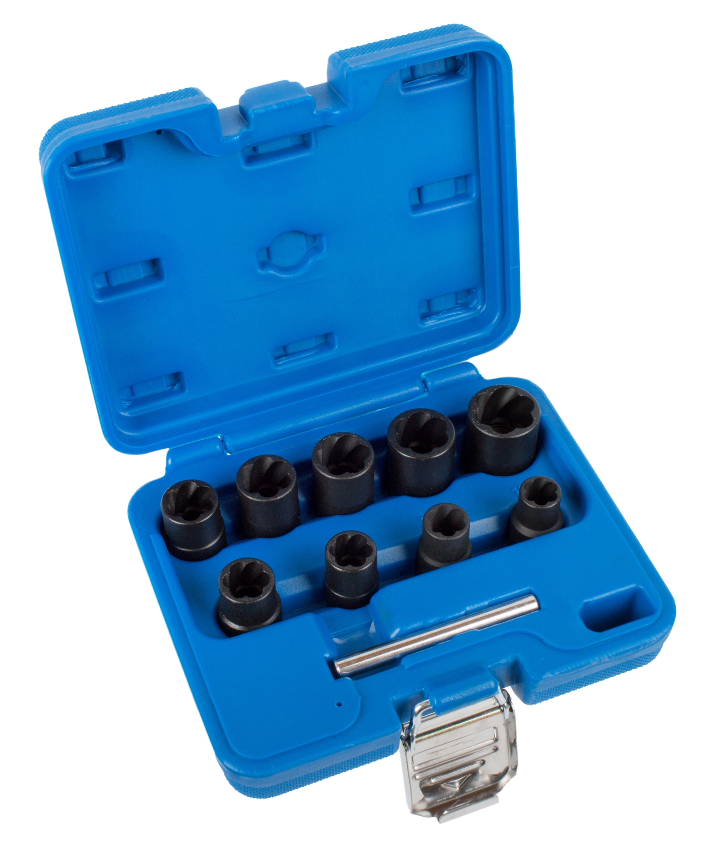 10tlg Linksausdreher Set 10-19mm Kraft 3/8