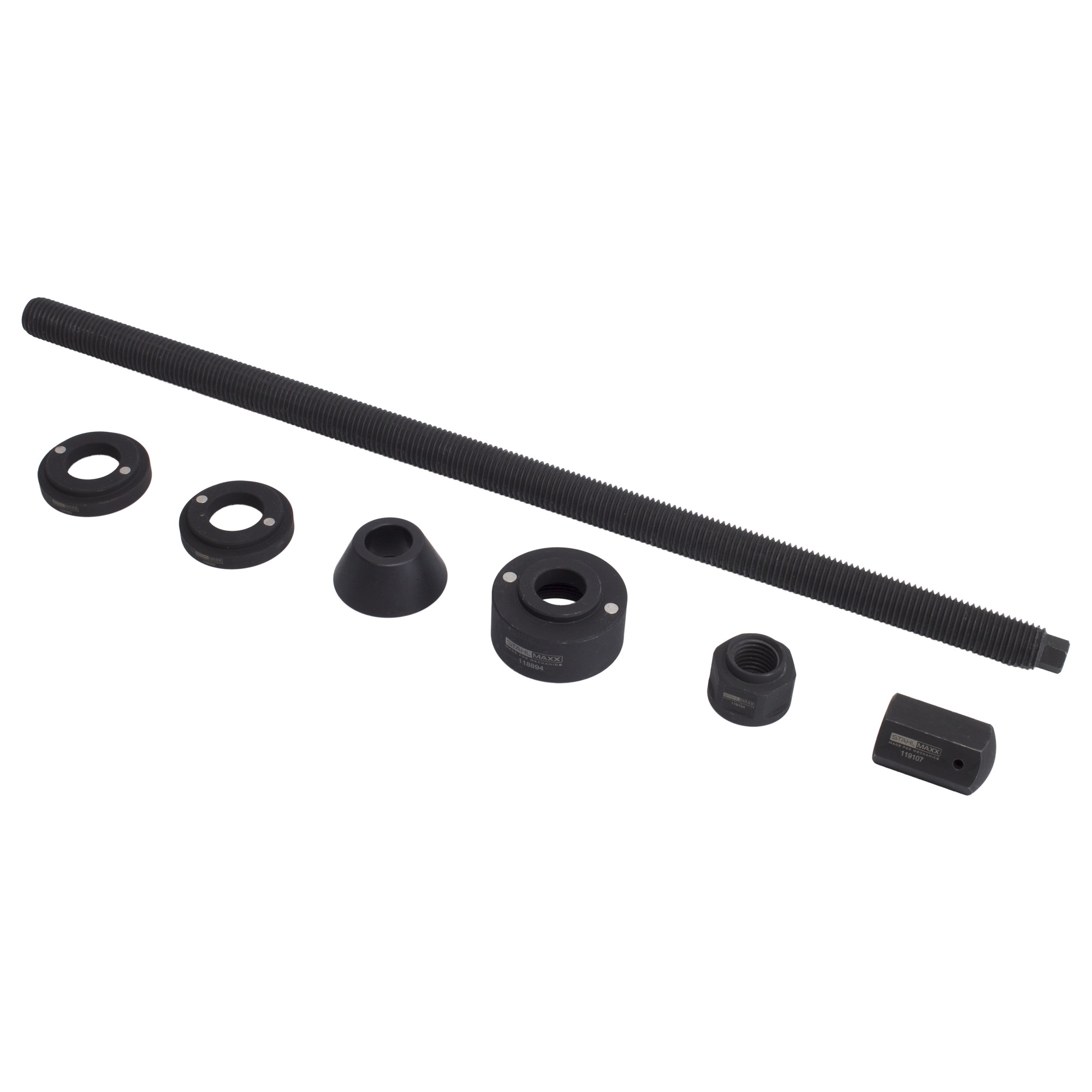 Mittlerer Werkzeugsatz für Hydraulikzylinder Art.-Nr. 102754, 6-tlg.