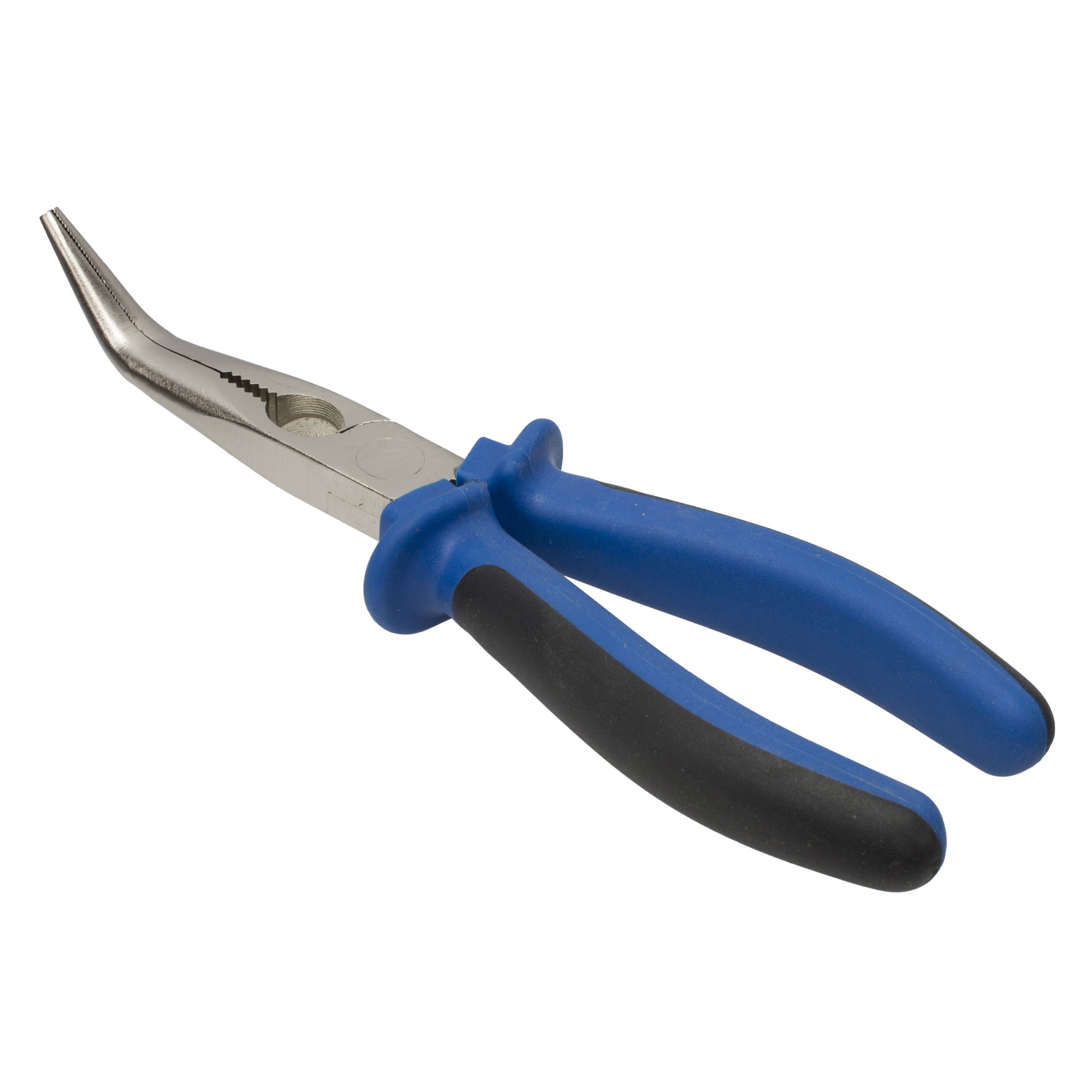 Telefonzange Länge 200 mm Spitzzange mit gebogenen Backen