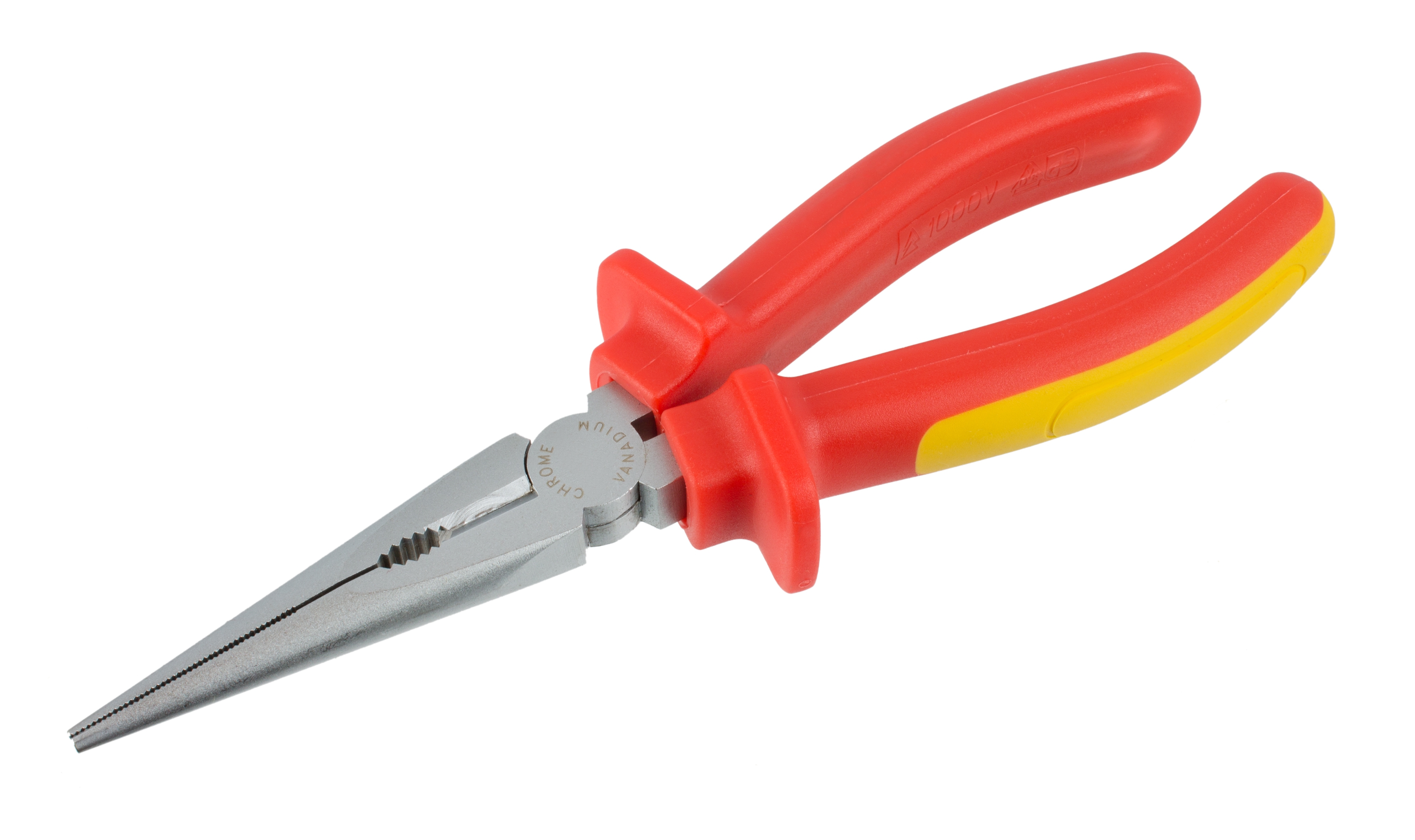 VDE Isolierte Spitzzange Elektriker Telefonzange Kabelzange 1000V 200mm lang