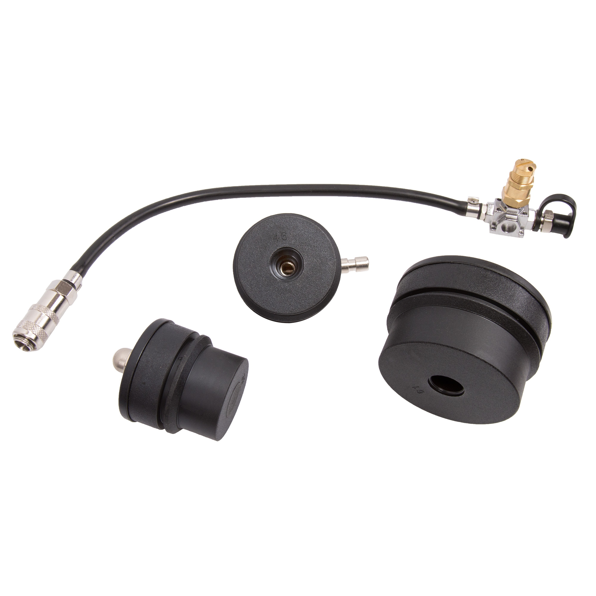 Abdrück Satz Turbolader Ladeluftkühler System Bajonett Adapter Schlauch Tester