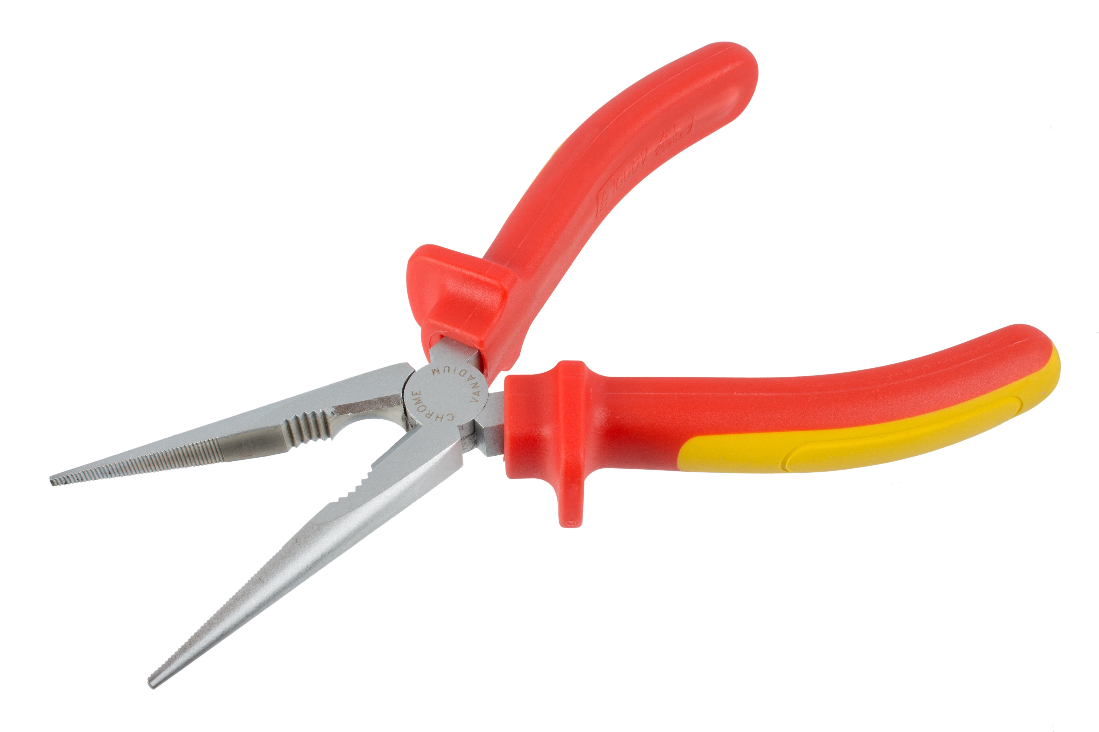 VDE Isolierte Spitzzange Elektriker Telefonzange Kabelzange 1000V 200mm lang