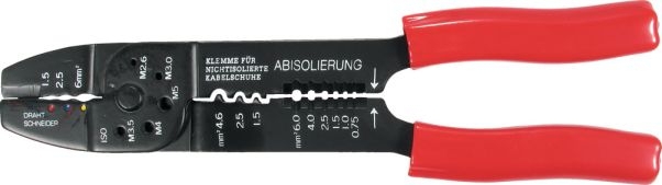 Kabelschuh Zange für isolierte und unisolierte Verbinder Crimpzange Crimpen