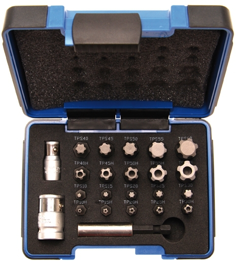 Bitsatz Steckschlüssel Satz Für Torx Plus Schrauben Bits T-Profil Set 23-tlg.