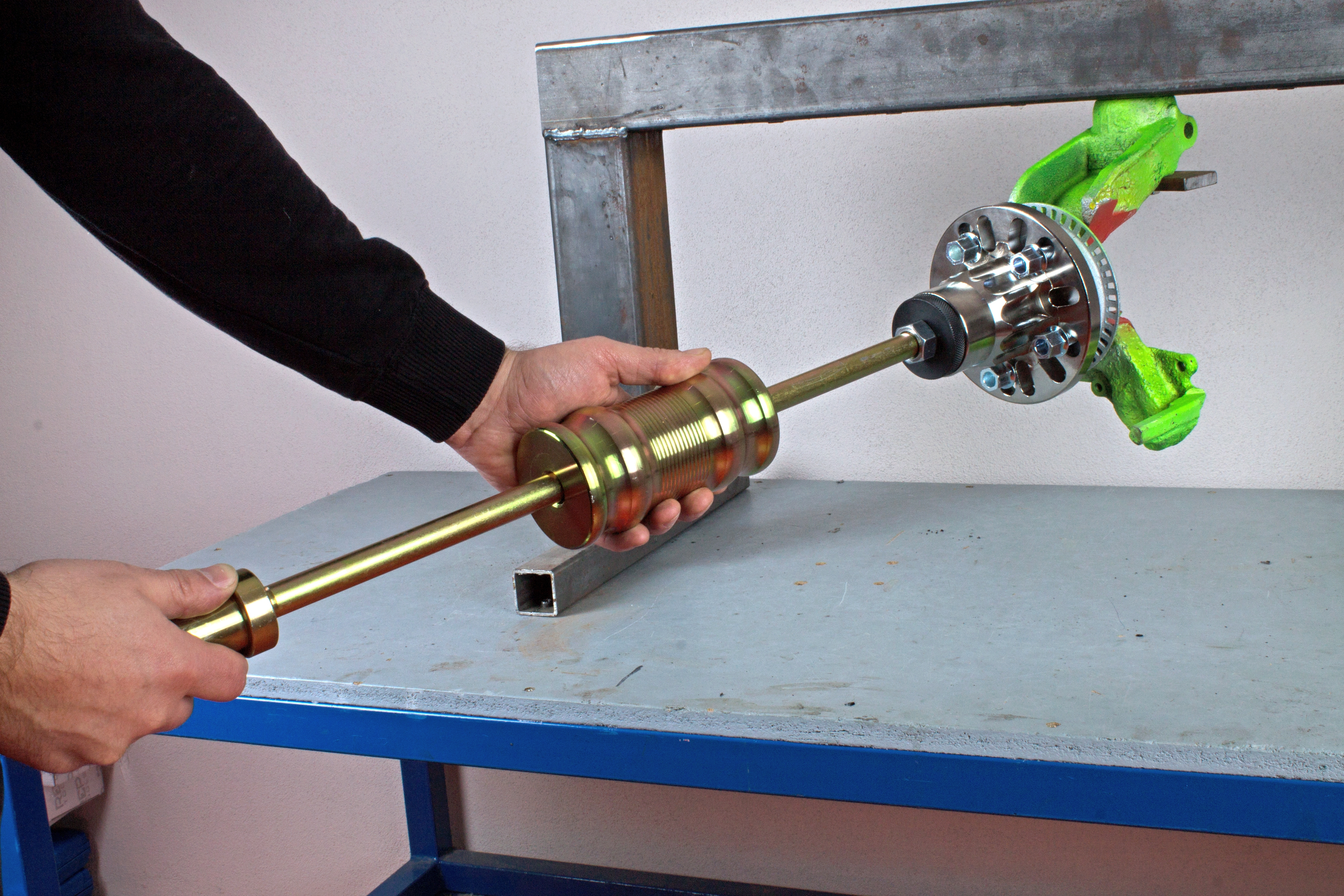 Gleithammer mit Abziehflansch für Antriebswellen