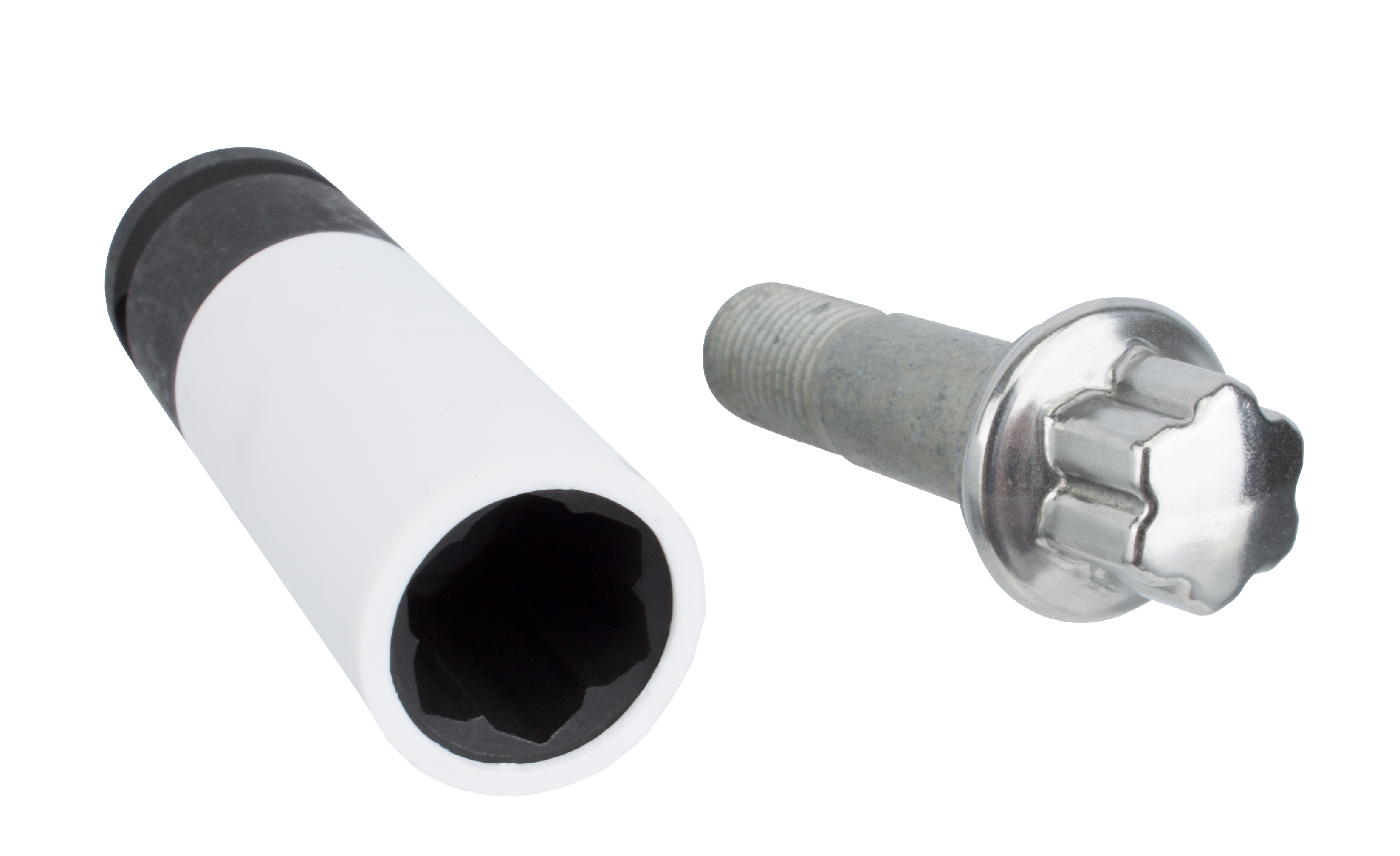 Radmuttern Steckschlüssel SW17 für Mercedes Felgenschloß Stern