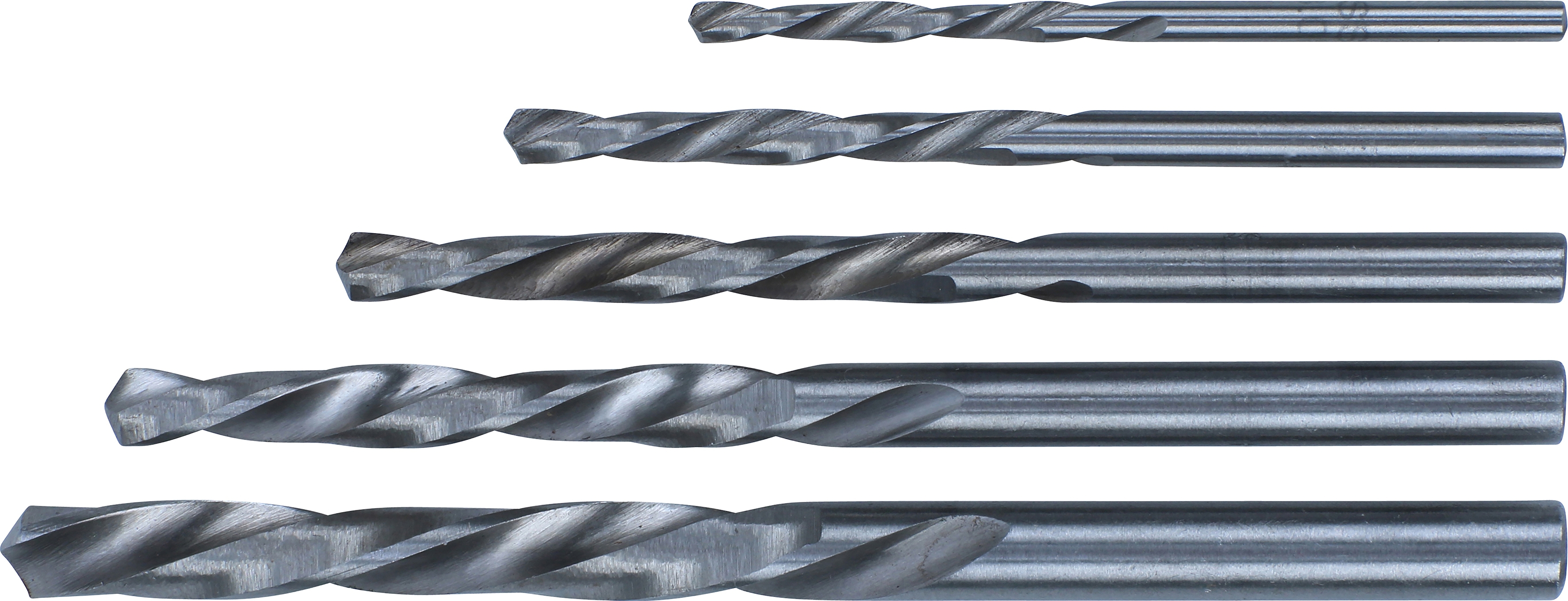 HSS Bohrer Satz linksschneidend 5tlg 3 - 7mm