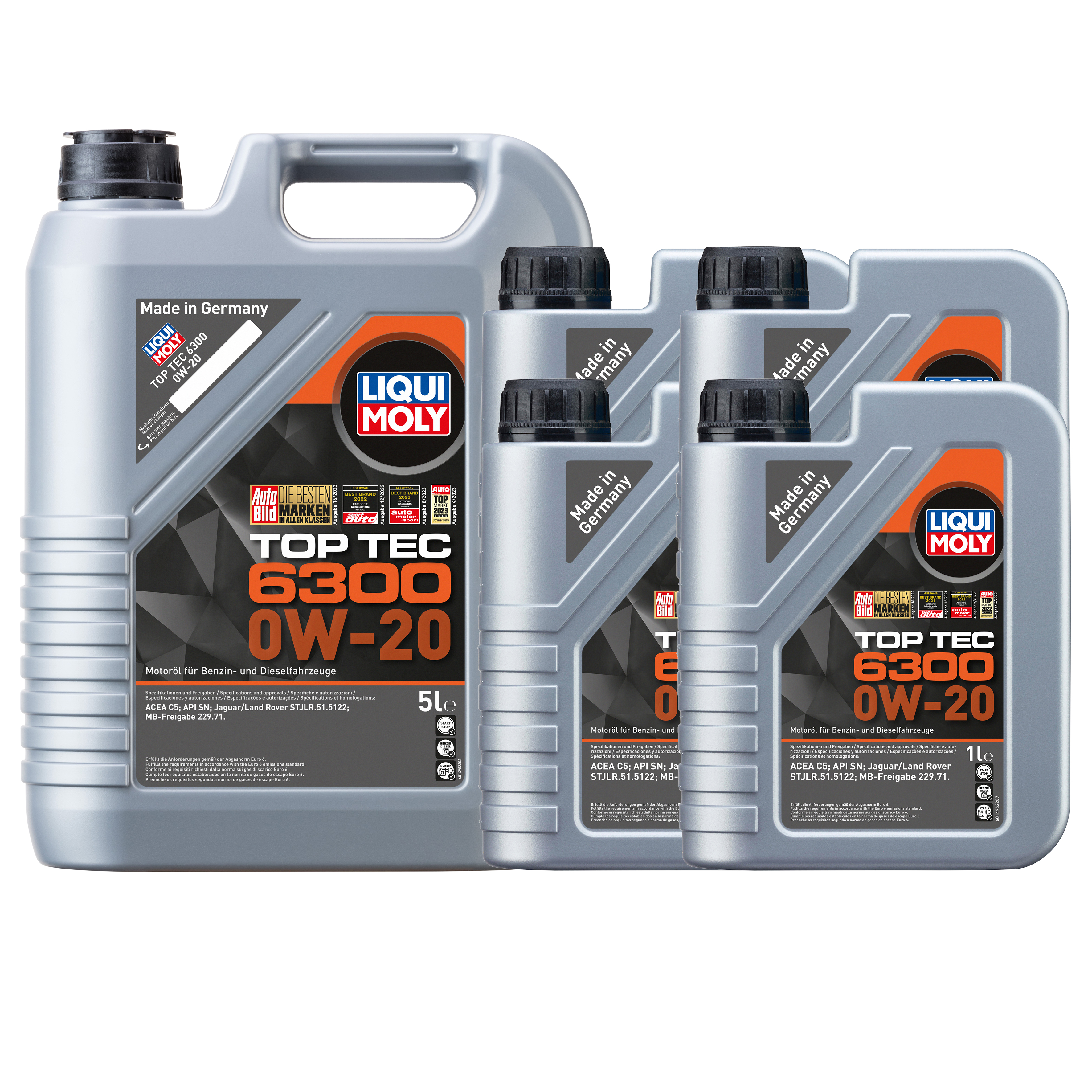 LIQUI MOLY 0W-20 9L TOP TEC6300 Motoröl für MERCEDES-BENZ     