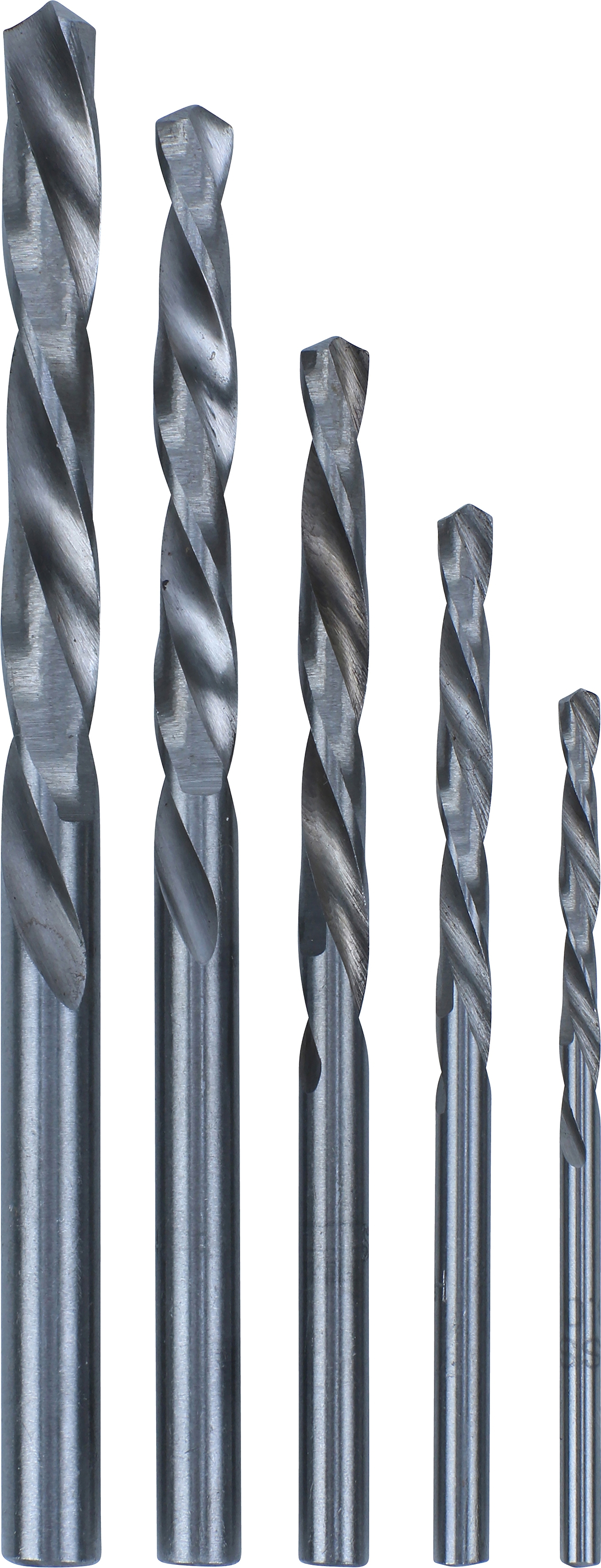 HSS Bohrer Satz linksschneidend 5tlg 3 - 7mm