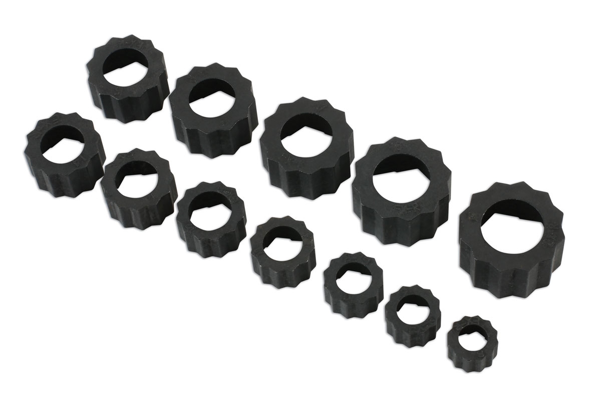 Aufsätze für beschädigte 6-Kant Schrauben Adapterkappen Werkzeug 8-19mm