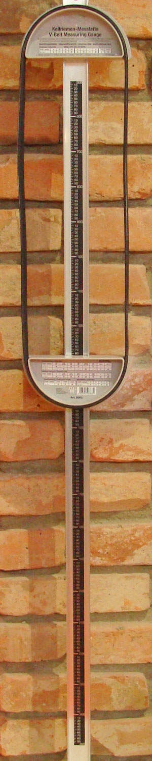 Keilriemen Keilrippenriemen Zahnriemen Mess Werkzeug Latte Antriebsriemen messen