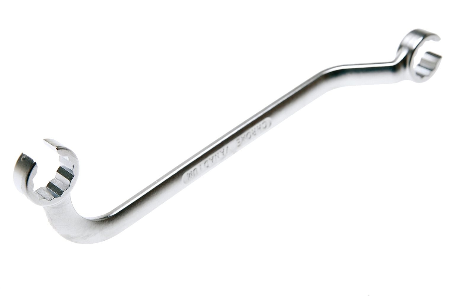 Doppelringschlüssel für Diesel Einspritzleitungen offen abgesetzt gewinkelt 17mm