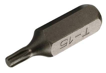 T15 Bit ohne Bohrung, 30 mm lang, 8 (5/16) Antrieb