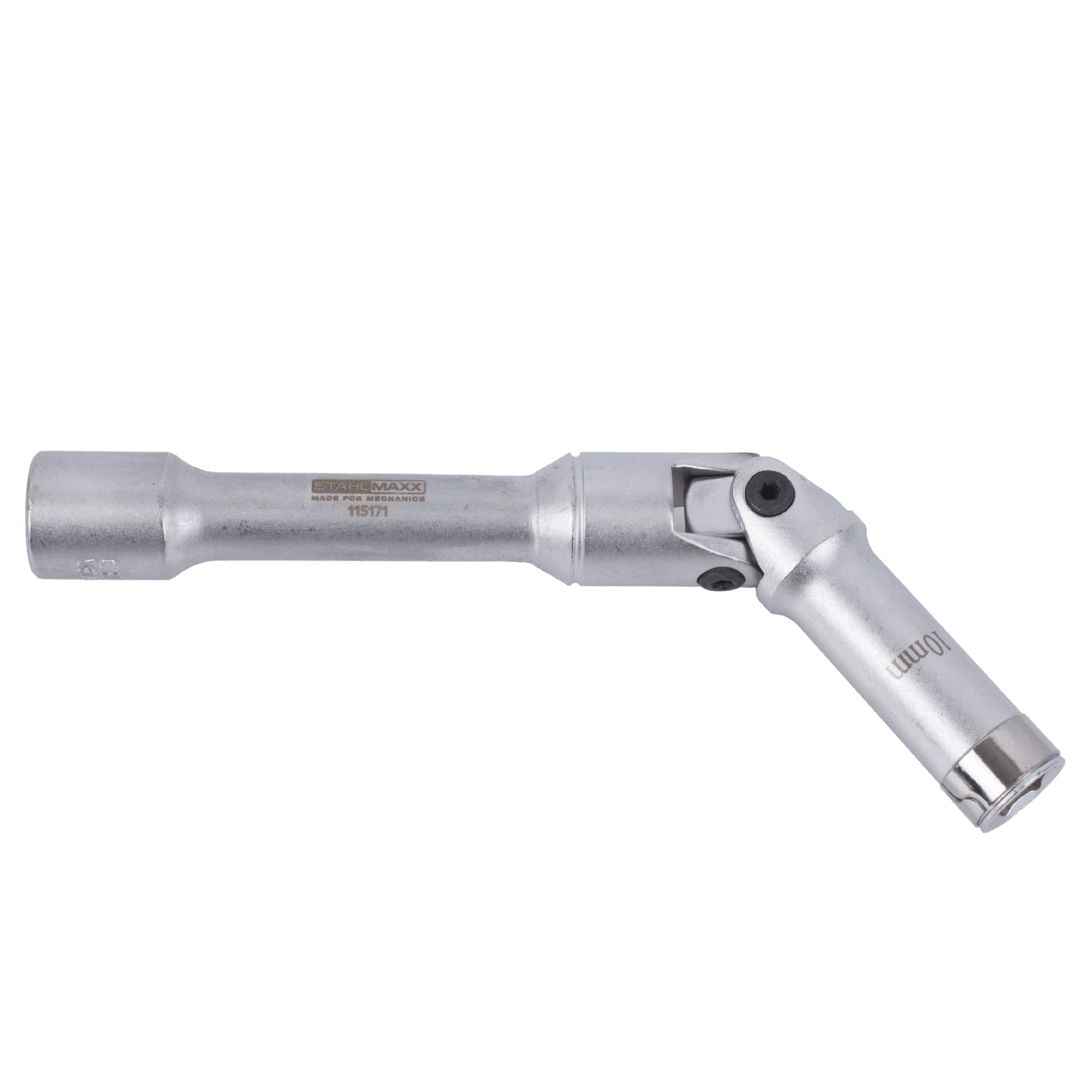 Stecknuss / Gelenkeinsatz für Glühkerzen, extra lang, 10 mm