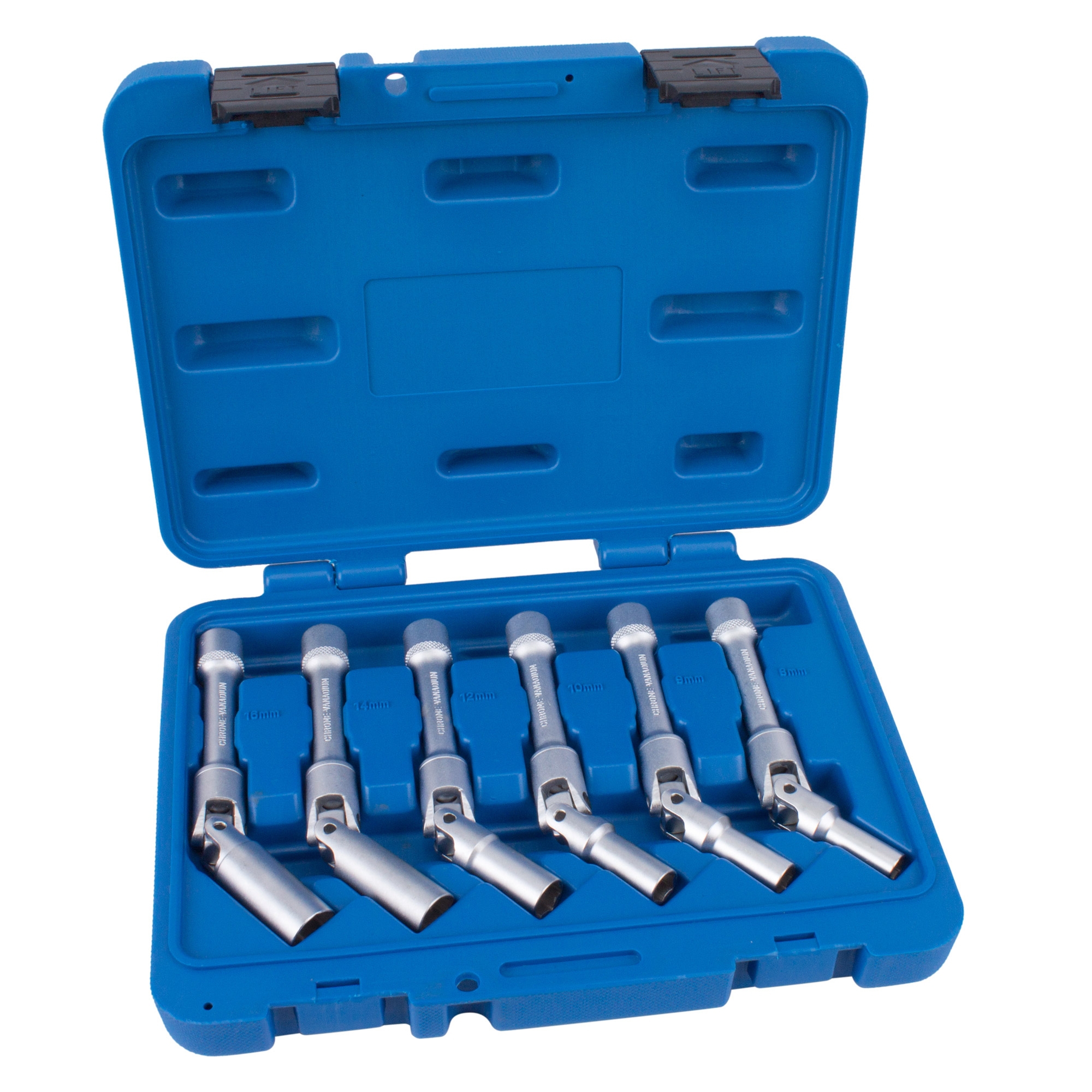 Glühkerzen Gelenk Steckschlüssel Einsätze Werkzeug Steck Nuss 6tlg 3/8 8-16 mm