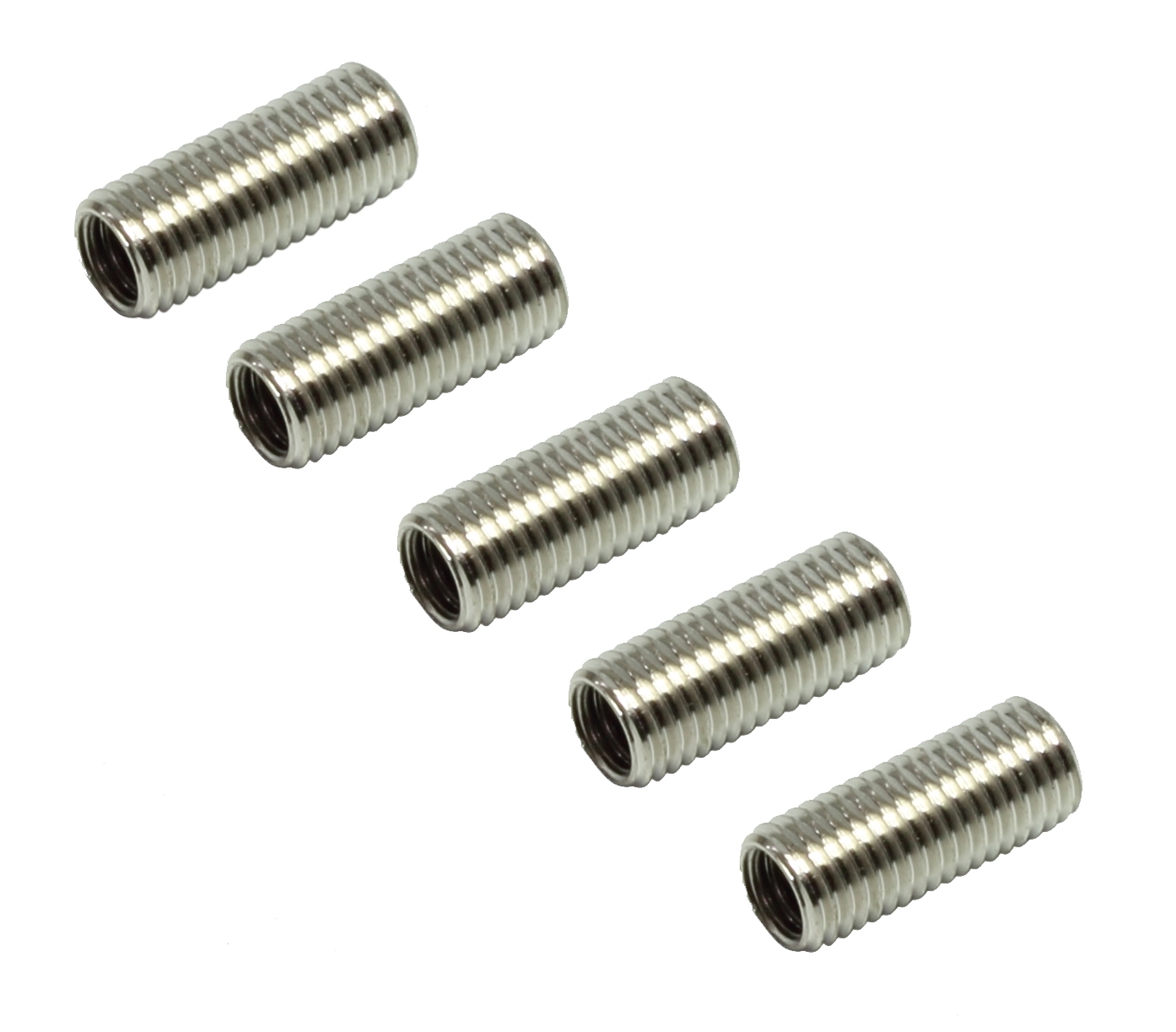 5er-Pack Gewindehülsen, IG M6 x 1, AG M8 x 1