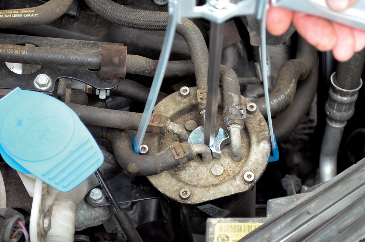 Dieselkraftstofffilter Niederdrücker für VAG Dieselfilter mit UFI Filtergehäuse