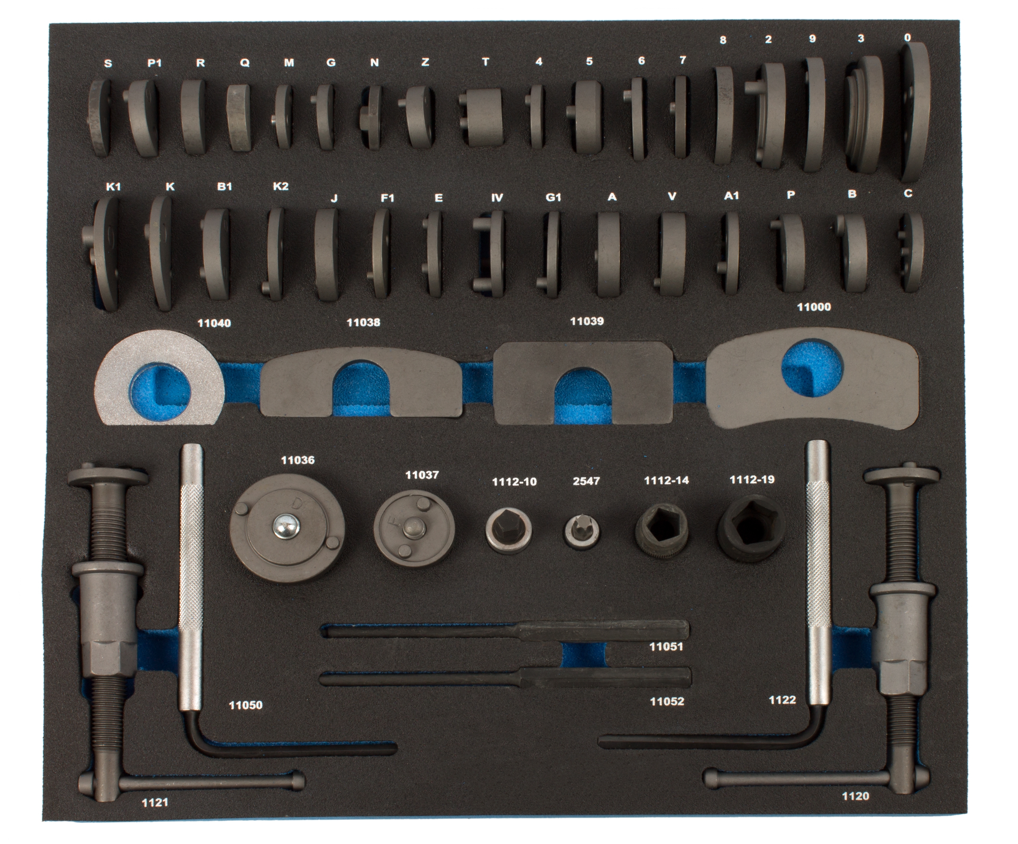 Bremskolben Rücksteller Werkzeug Satz Werkstattwagen Schaum Einlage Rücksetz Set