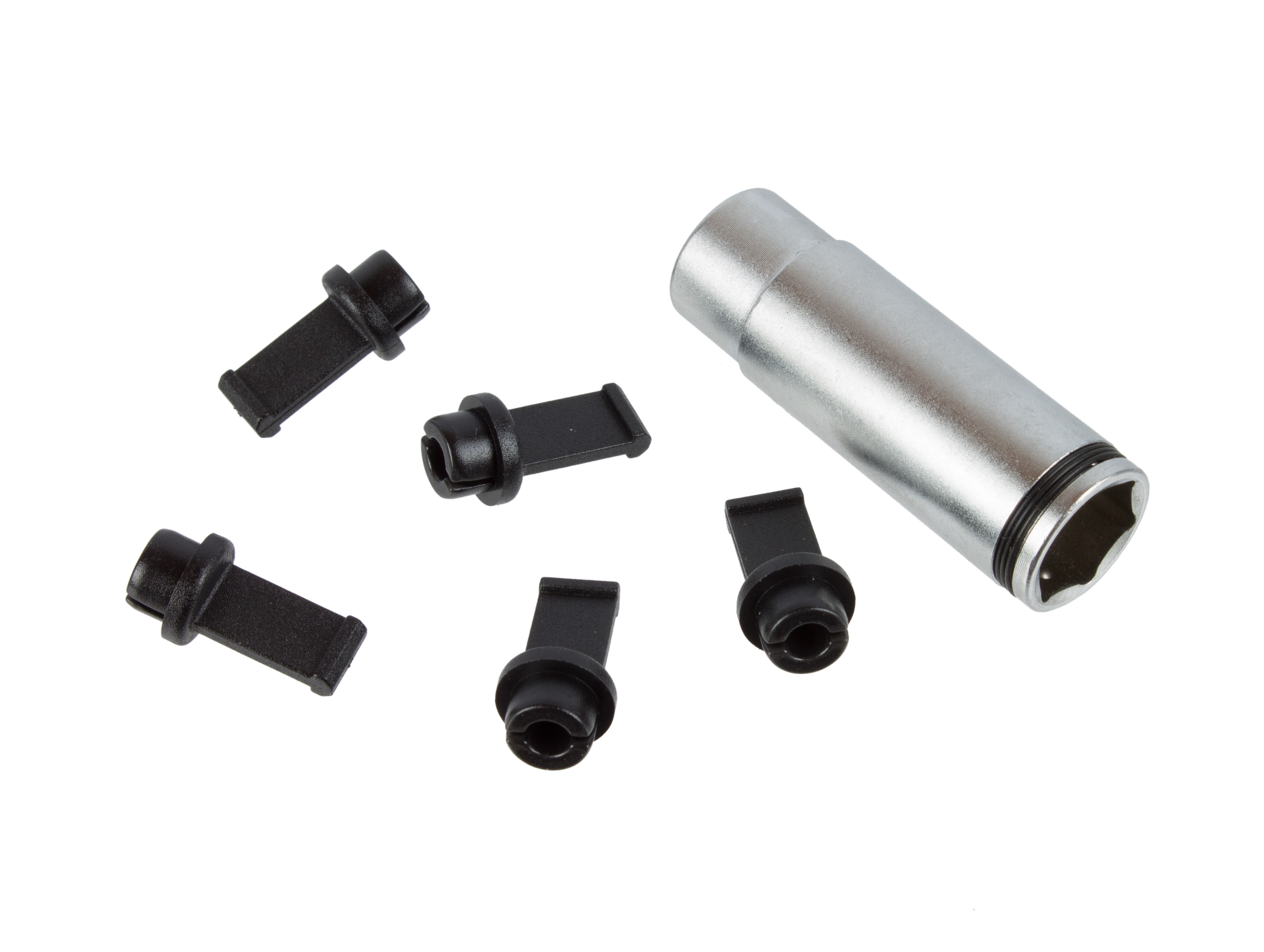 Steckschlüssel für PSG Glühkerze und 5 Abdeckkappen