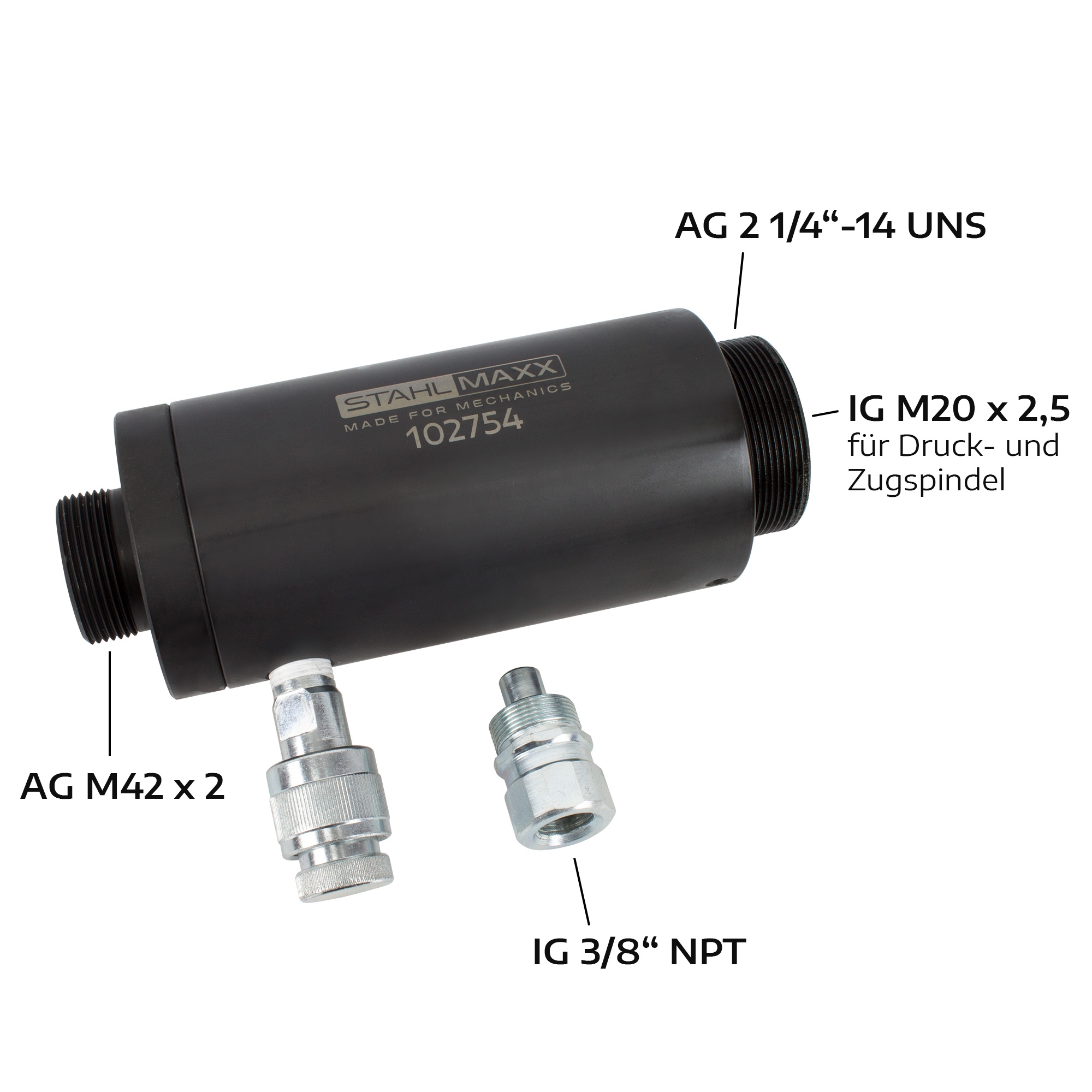 Hohlkolben-Hydraulikzylinder 18,2t