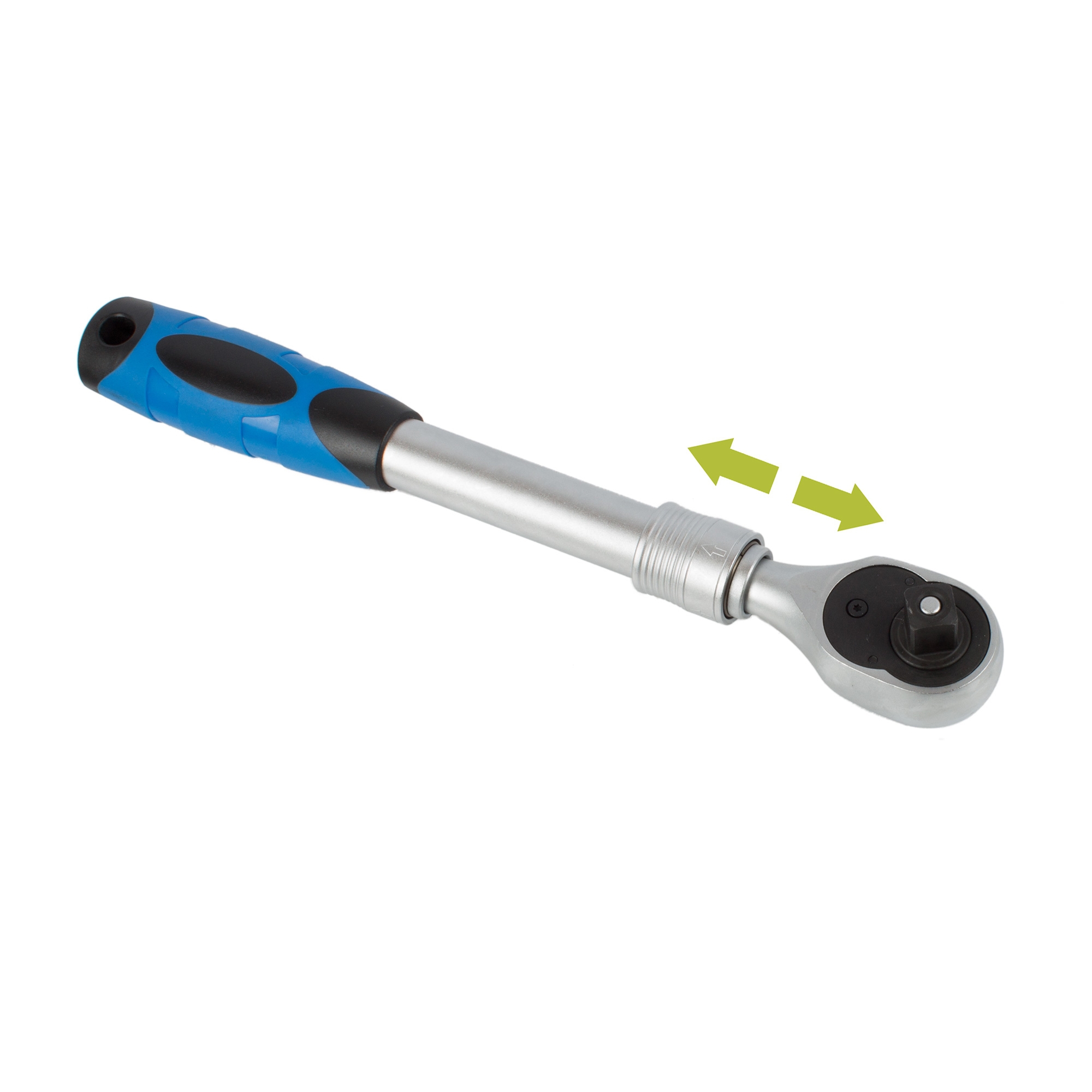 Ausziehbare Umschaltknarre, 12,5mm (1/2"), 305 - 445 mm